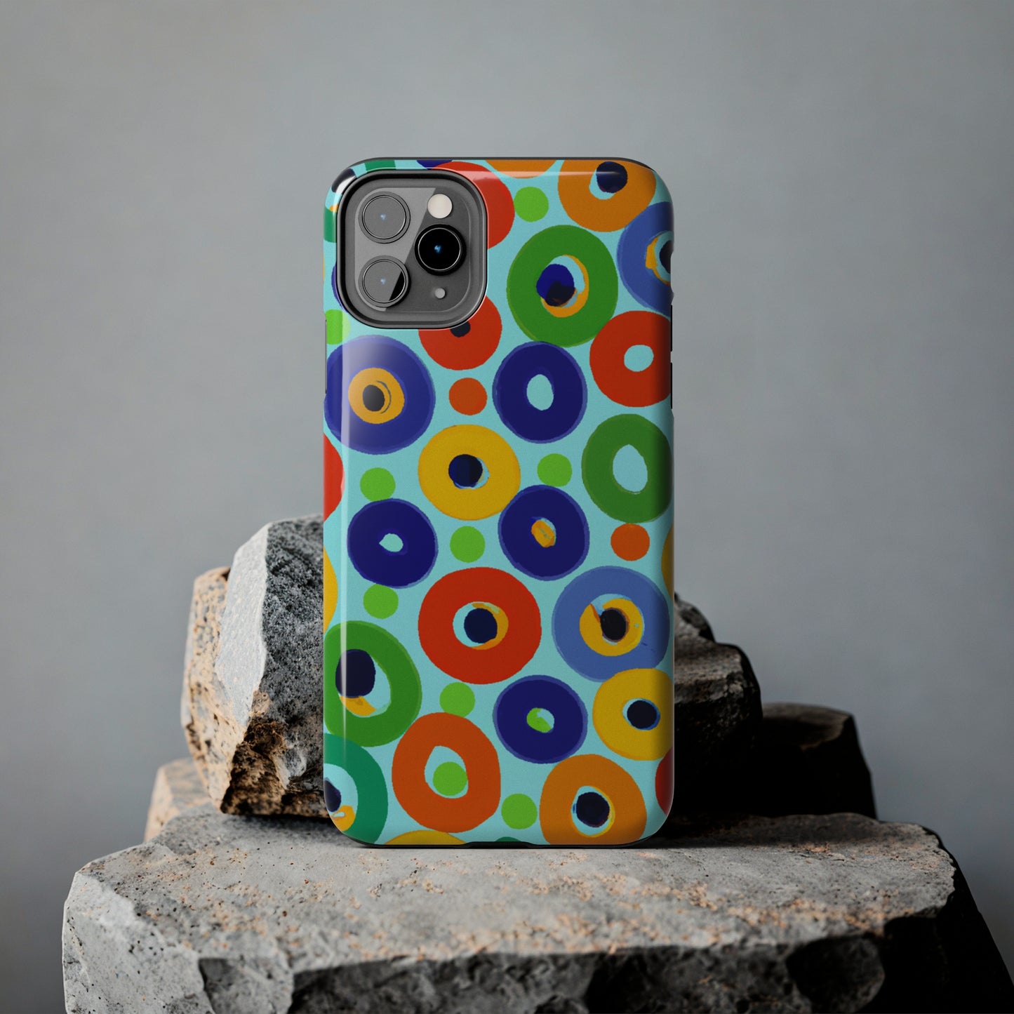 Tough Case-Mate iPhone Case Ft. Vivid Circles