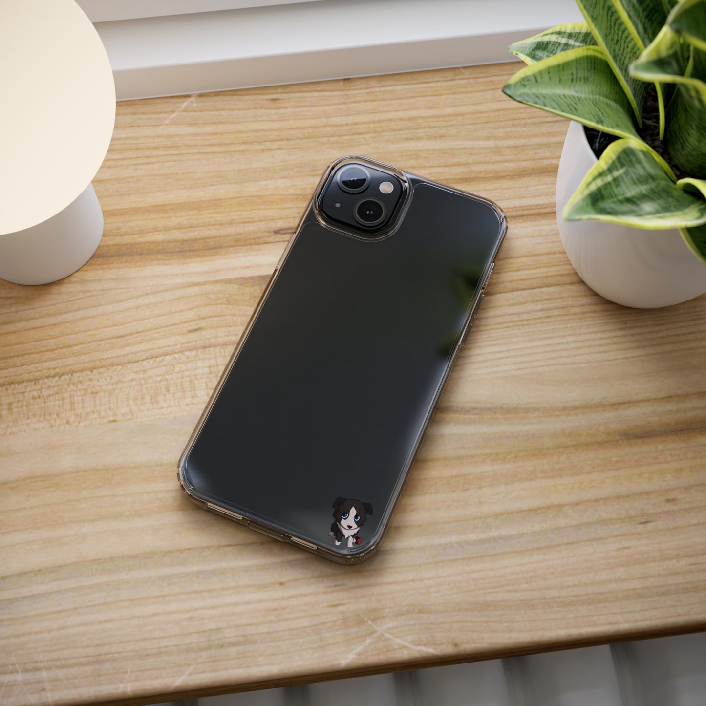 Clear iPhone and Android Cases Ft. Cute Puppy