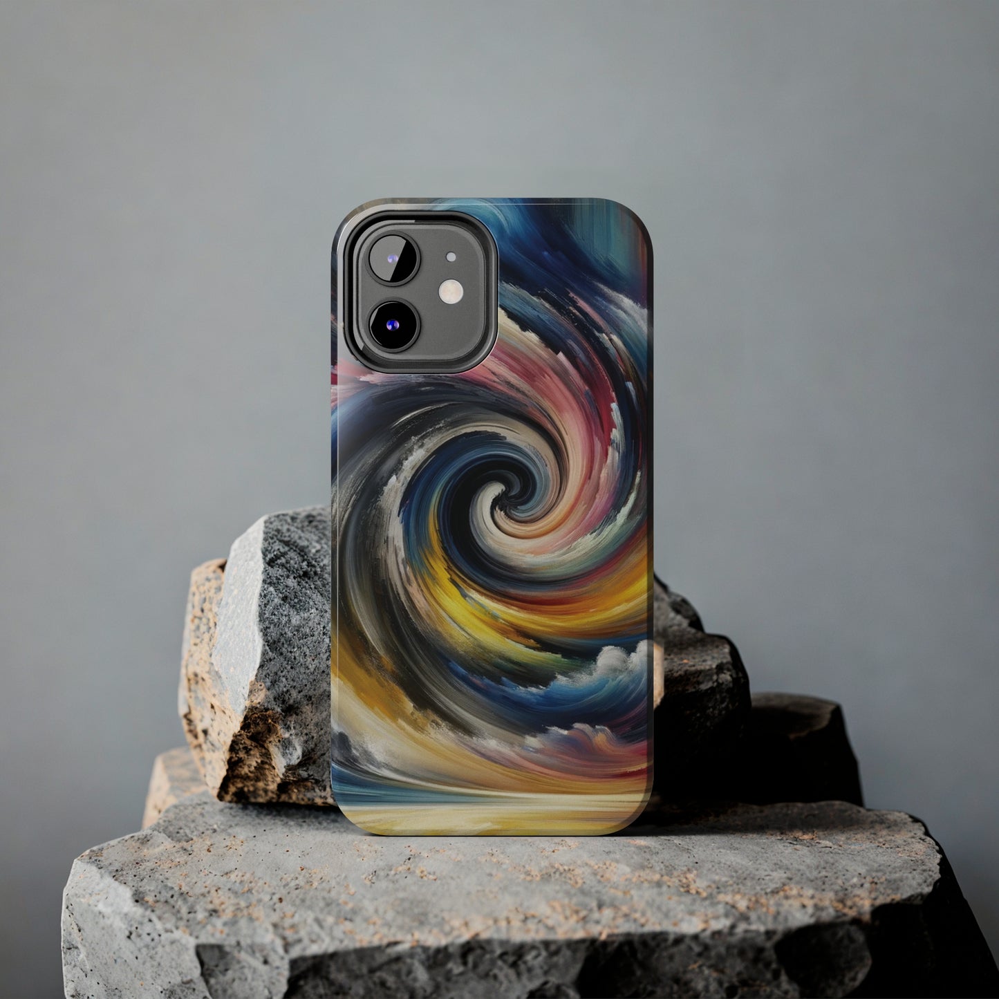 ToughDrop Apple iPhone Case Ft. Swirled Brush