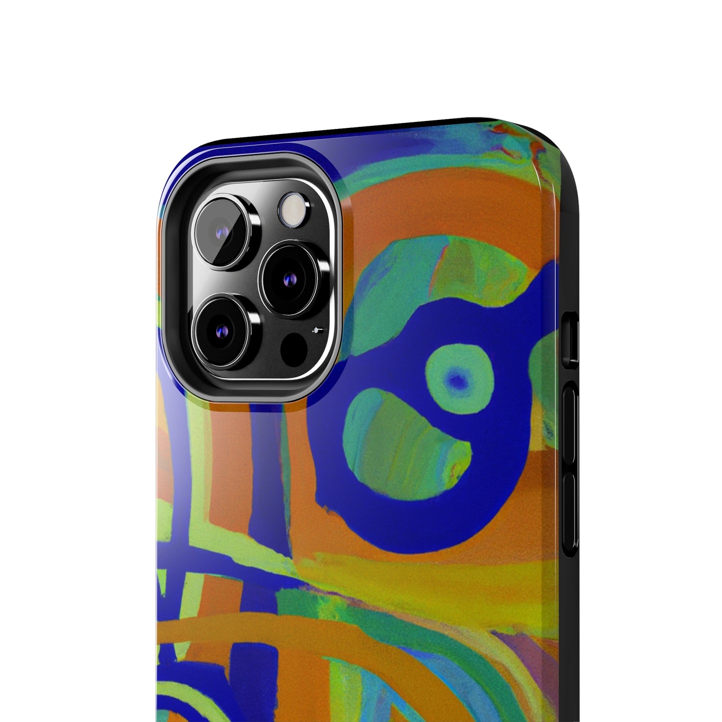Tough Case-Mate iPhone Case Ft. Blue Orange Curves