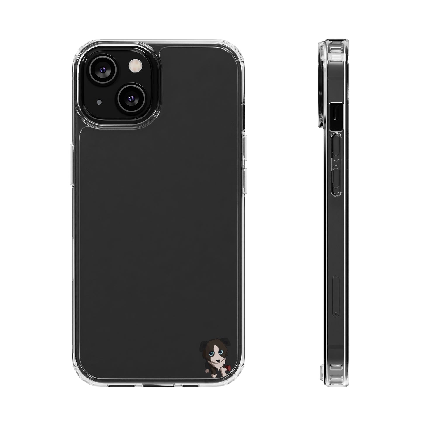 Clear iPhone and Android Cases Ft. Cute Puppy