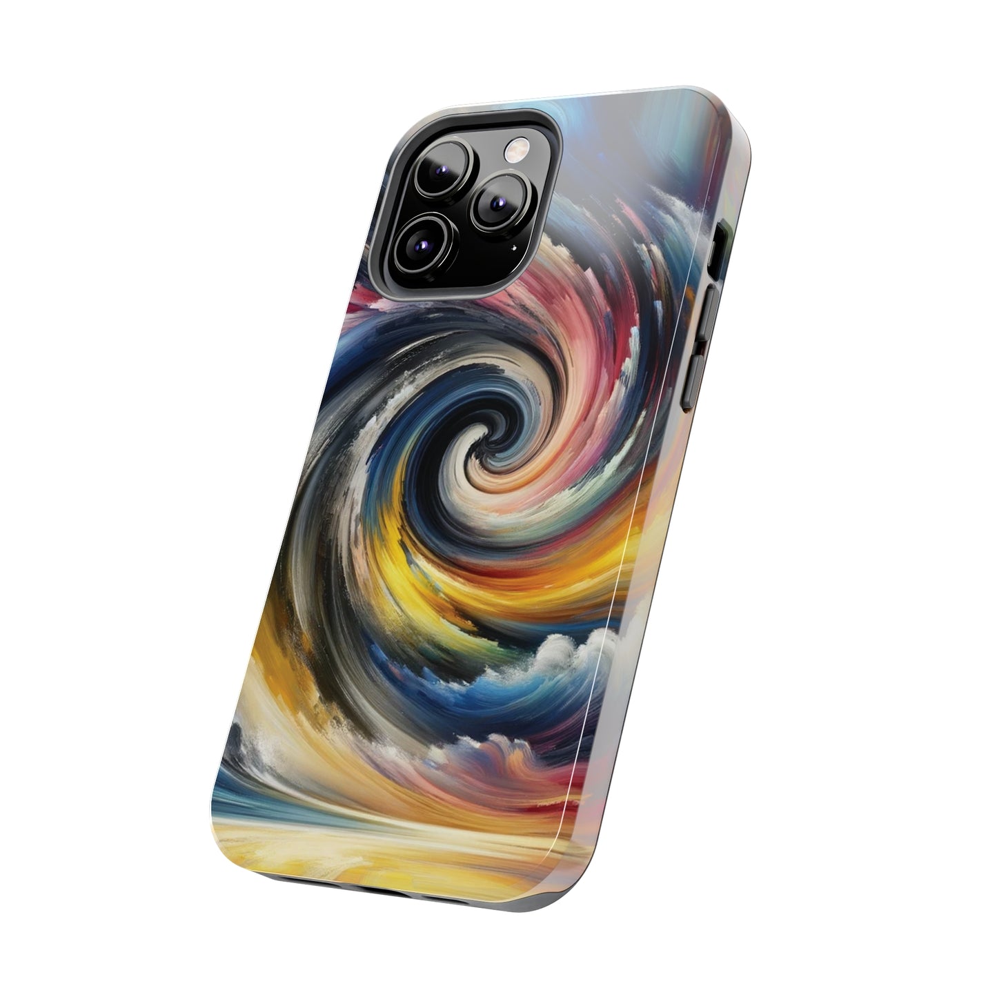 ToughDrop Apple iPhone Case Ft. Swirled Brush