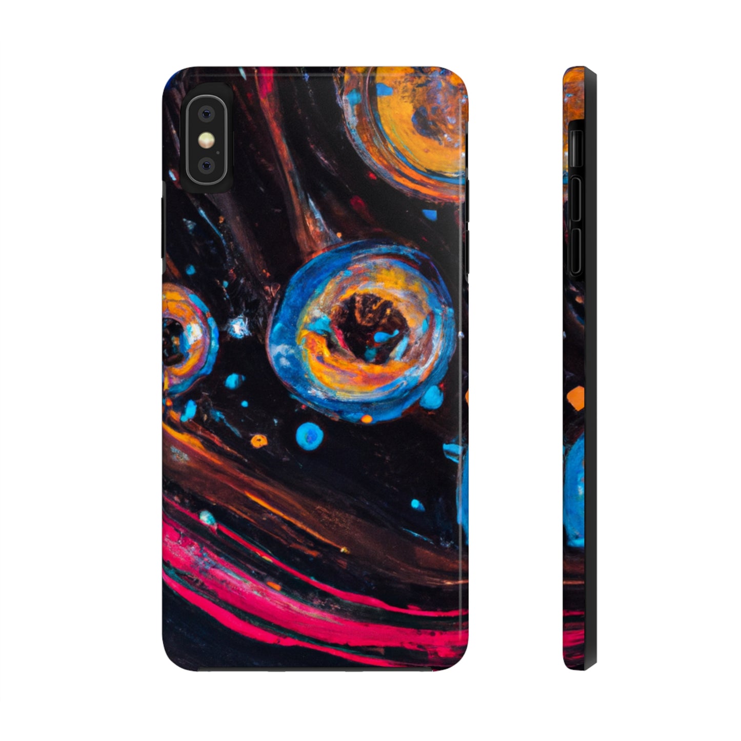 Tough Apple iPhone Cases Ft. Bubble Galaxy