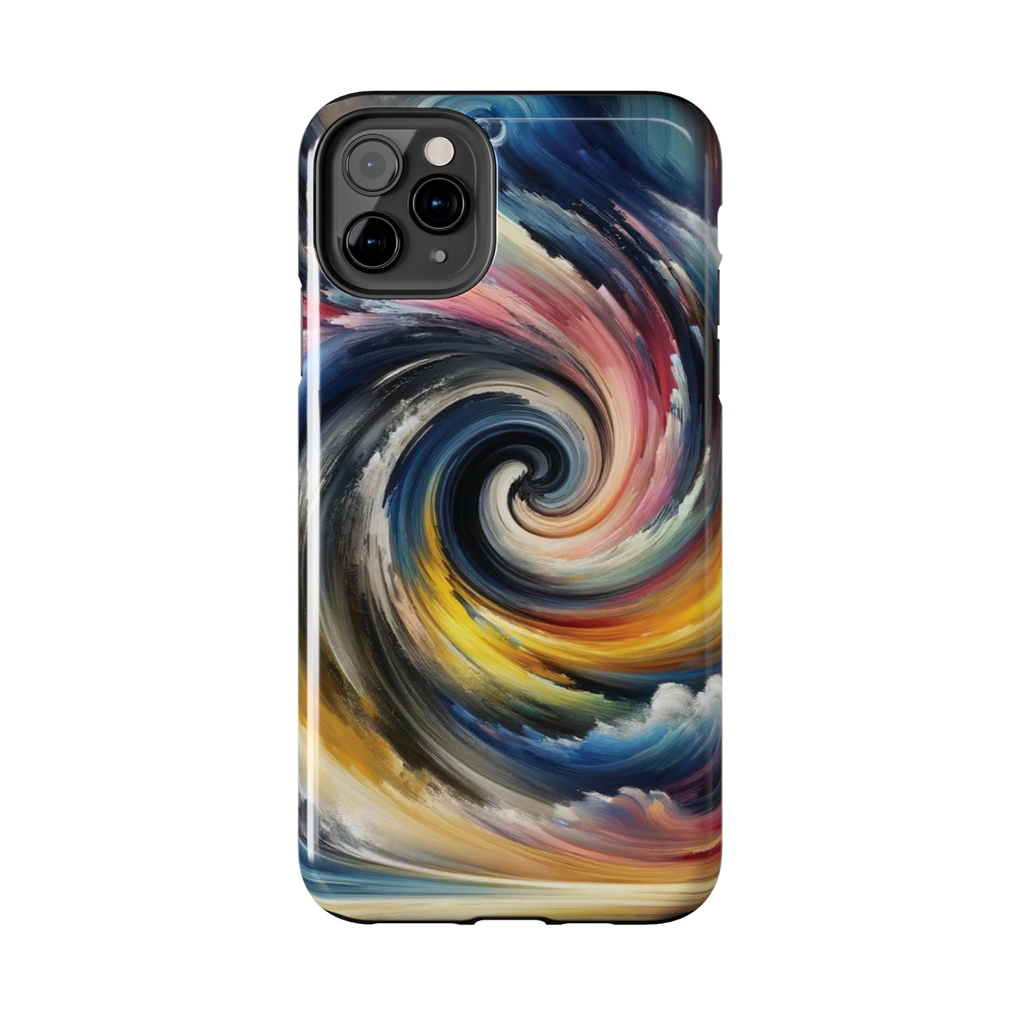 ToughDrop Apple iPhone Case Ft. Swirled Brush