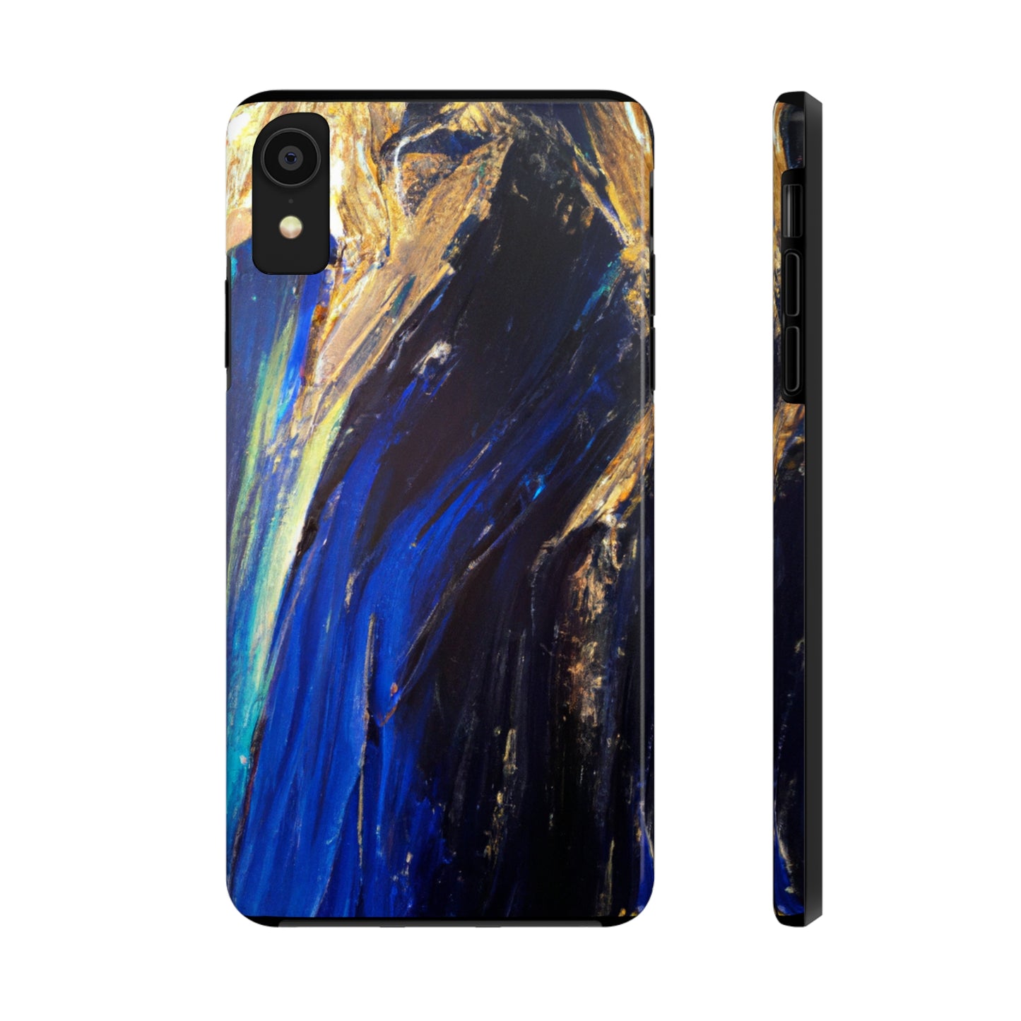 Tough Case-Mate iPhone Case Ft. Acrylic Blue Gold