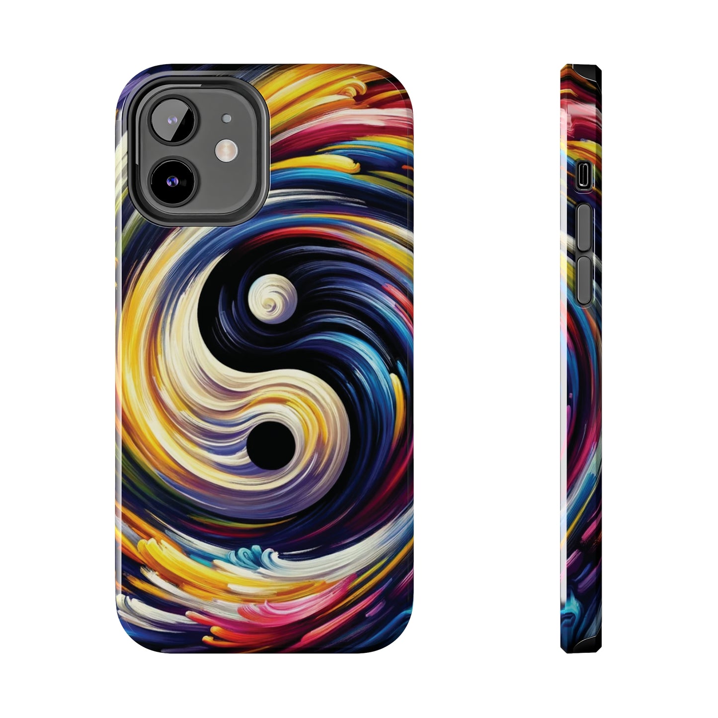 ToughDrop Apple iPhone Case Ft. Abstract Yin Yang