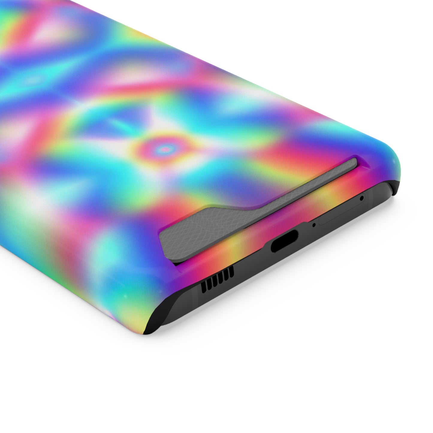 iPhone 13 and Samsung S21, S22 Cases with Card Holder Ft. Light Crystal