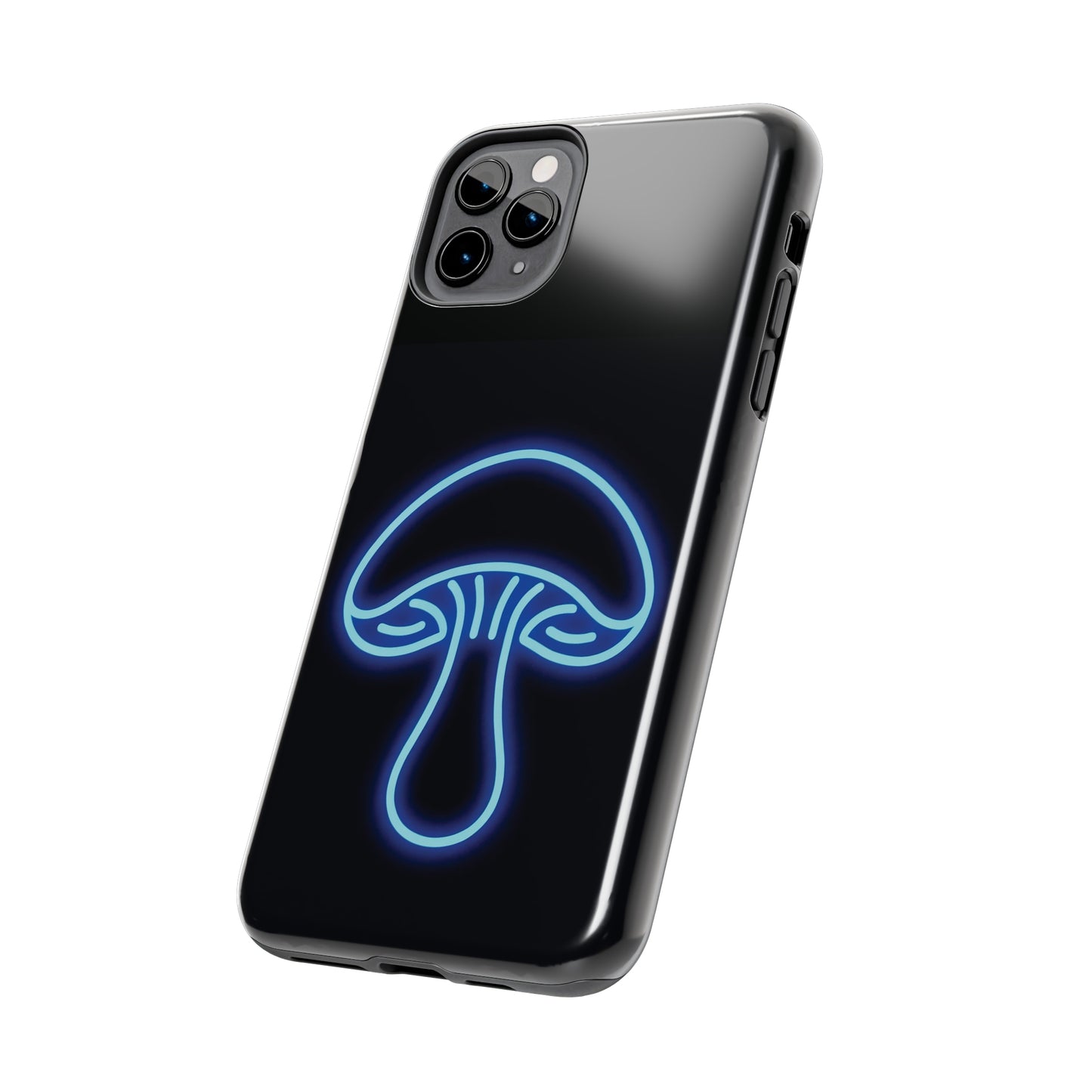 ToughDrop Apple iPhone Case Ft. Neon Blue Shroom