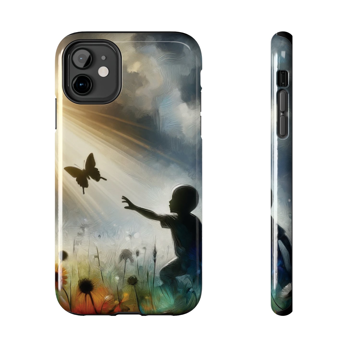 ToughDrop Apple iPhone Case Ft. Butterfly Shadow