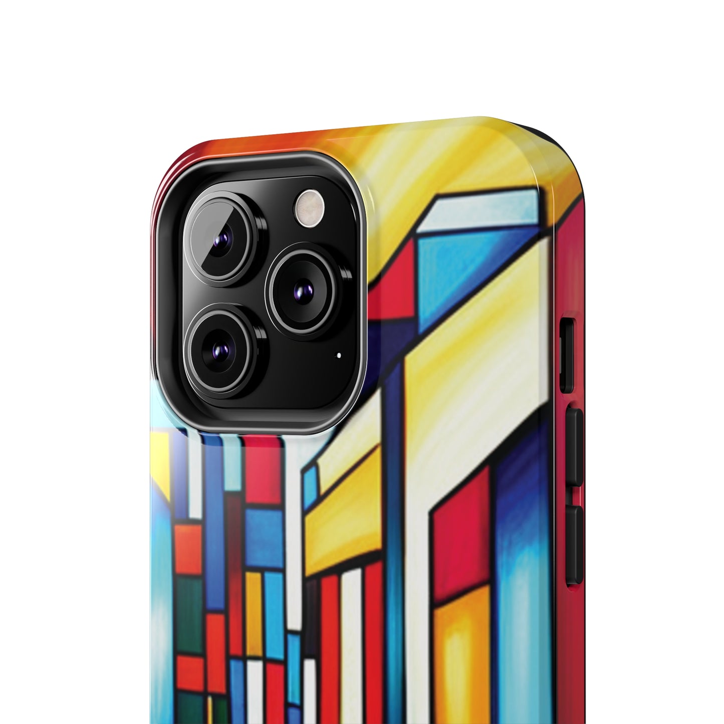 ToughDrop Apple iPhone Case Ft. Colorful Geometric Abstract Art
