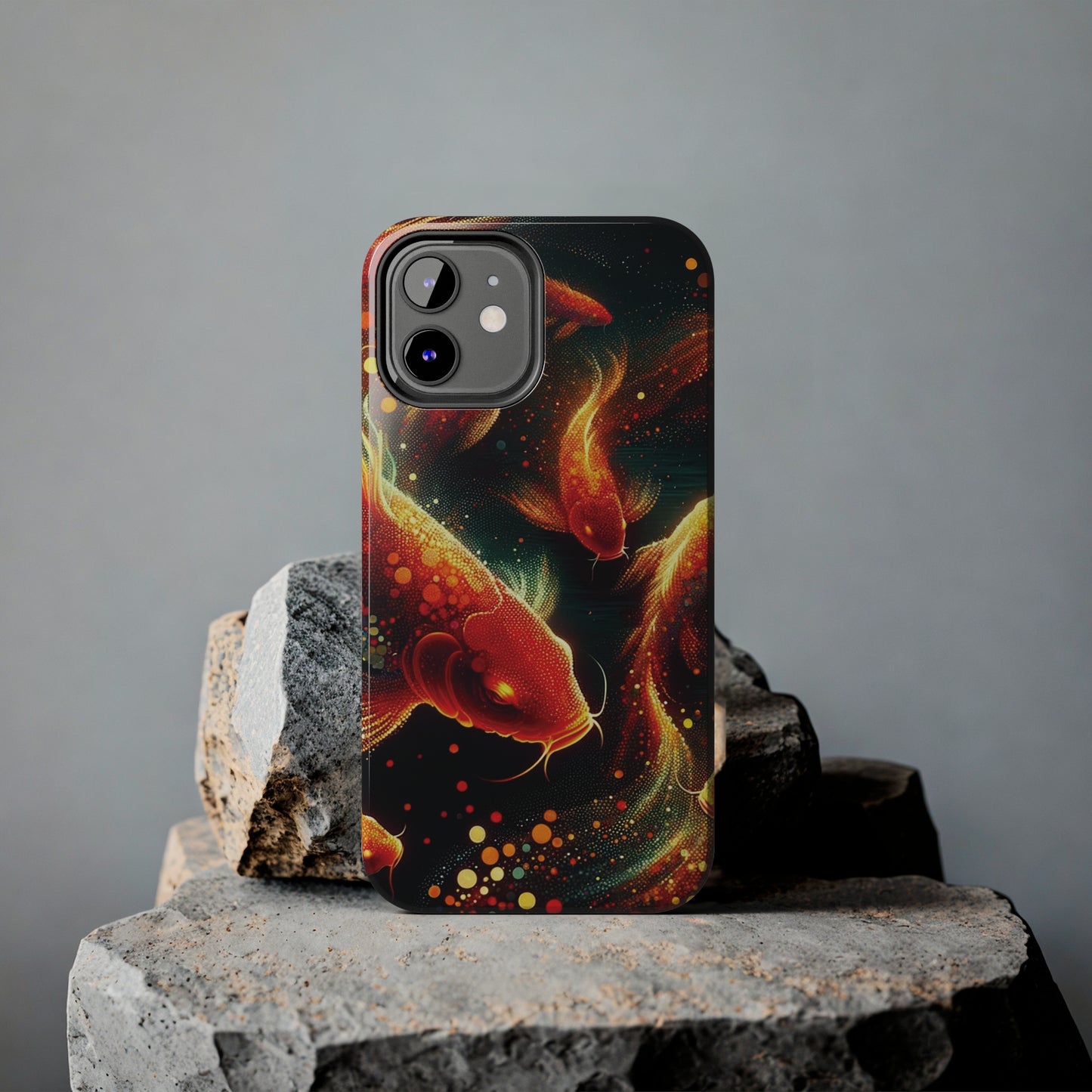 ToughDrop Apple iPhone Case Ft. Spotted Koi