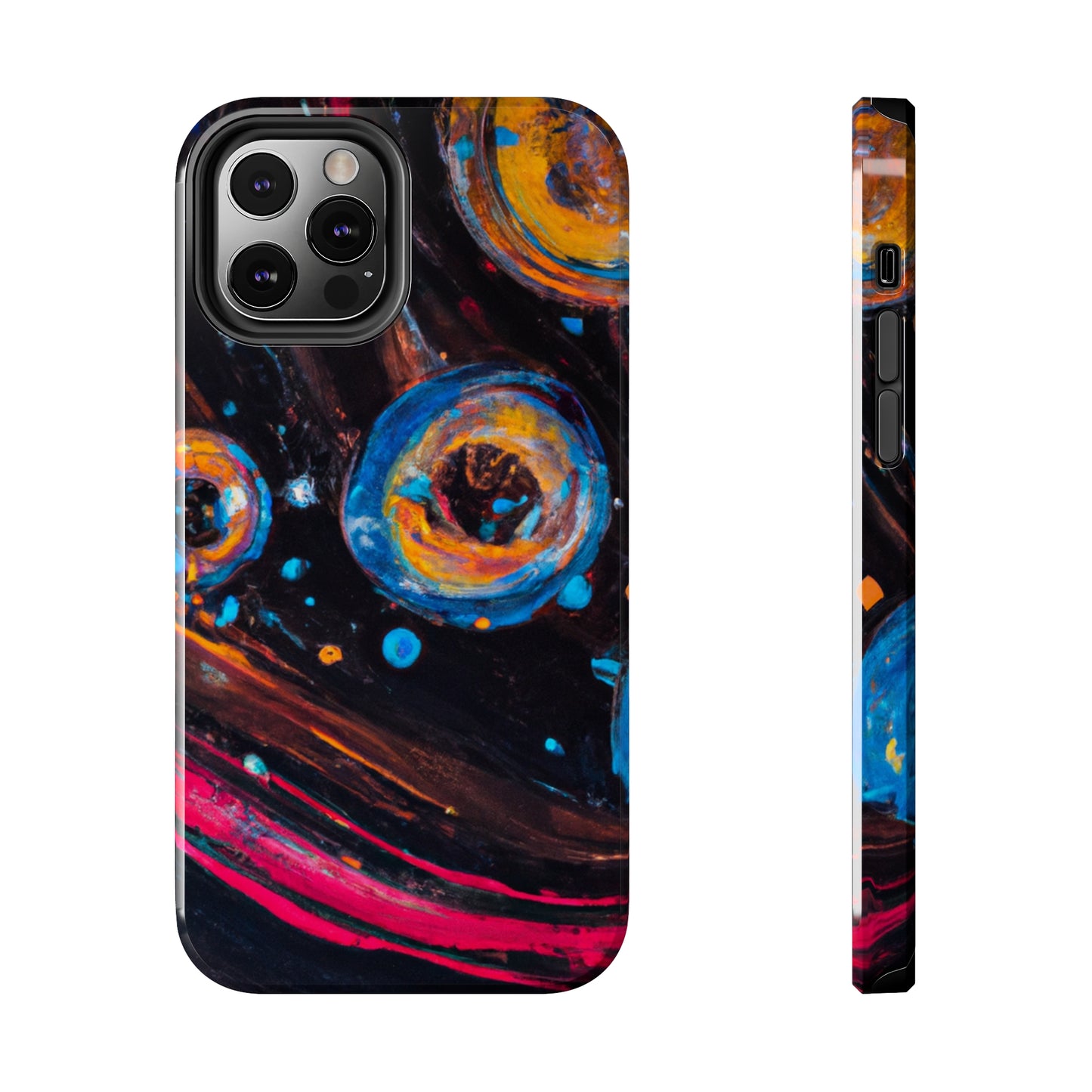 Tough Apple iPhone Cases Ft. Bubble Galaxy