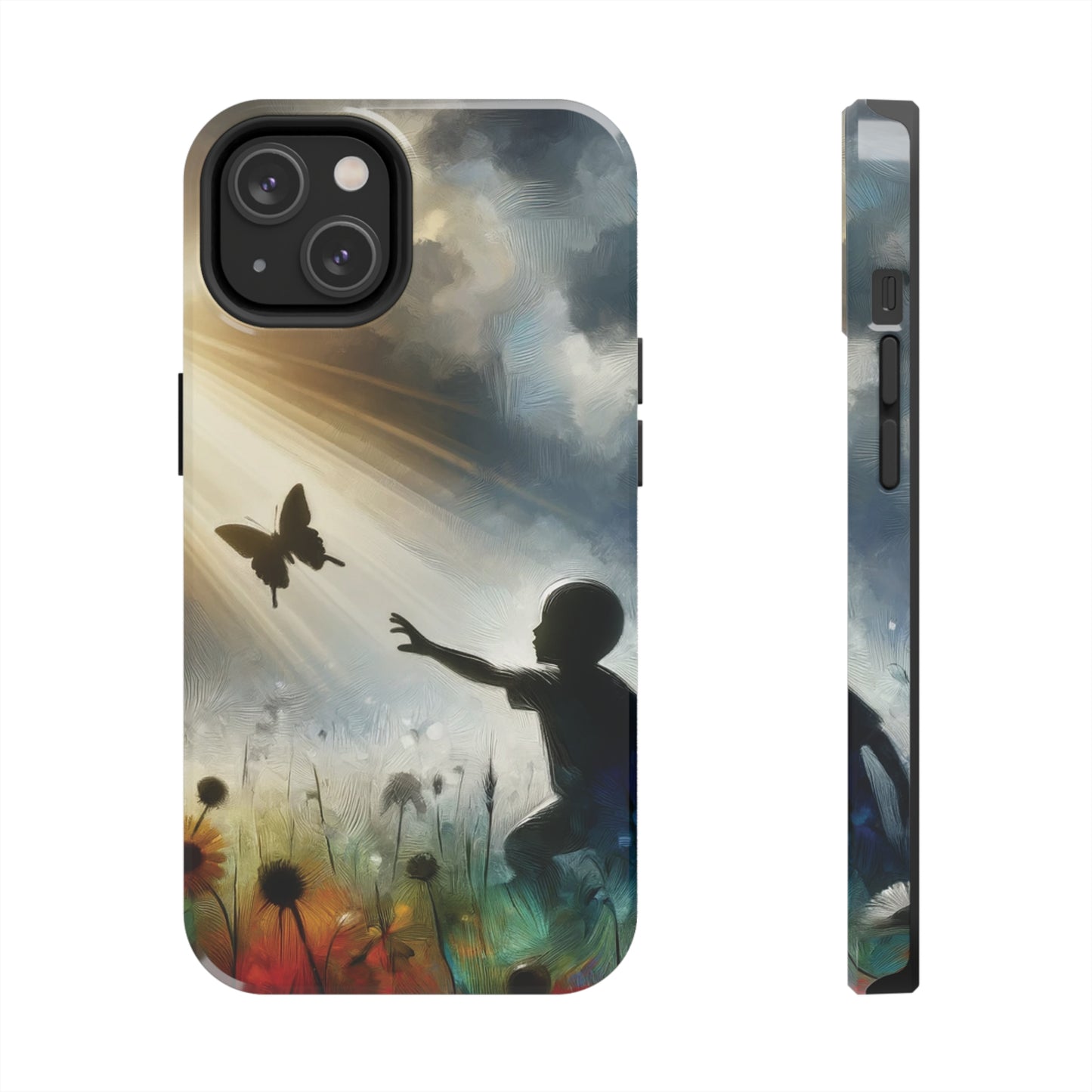 ToughDrop Apple iPhone Case Ft. Butterfly Shadow