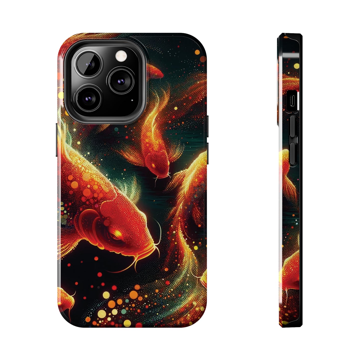 ToughDrop Apple iPhone Case Ft. Spotted Koi