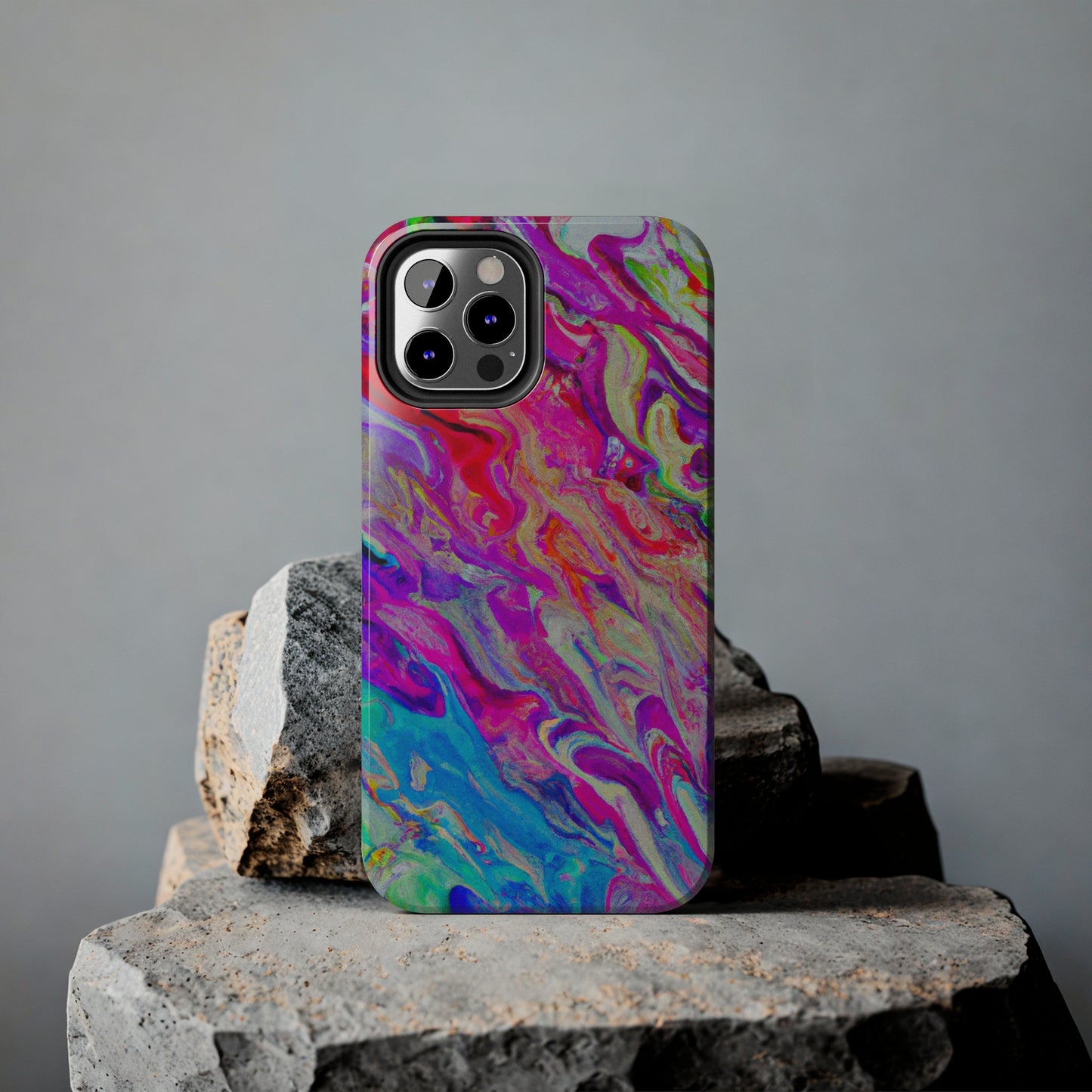 Tough Case-Mate iPhone Case Ft. Rainbow Waves