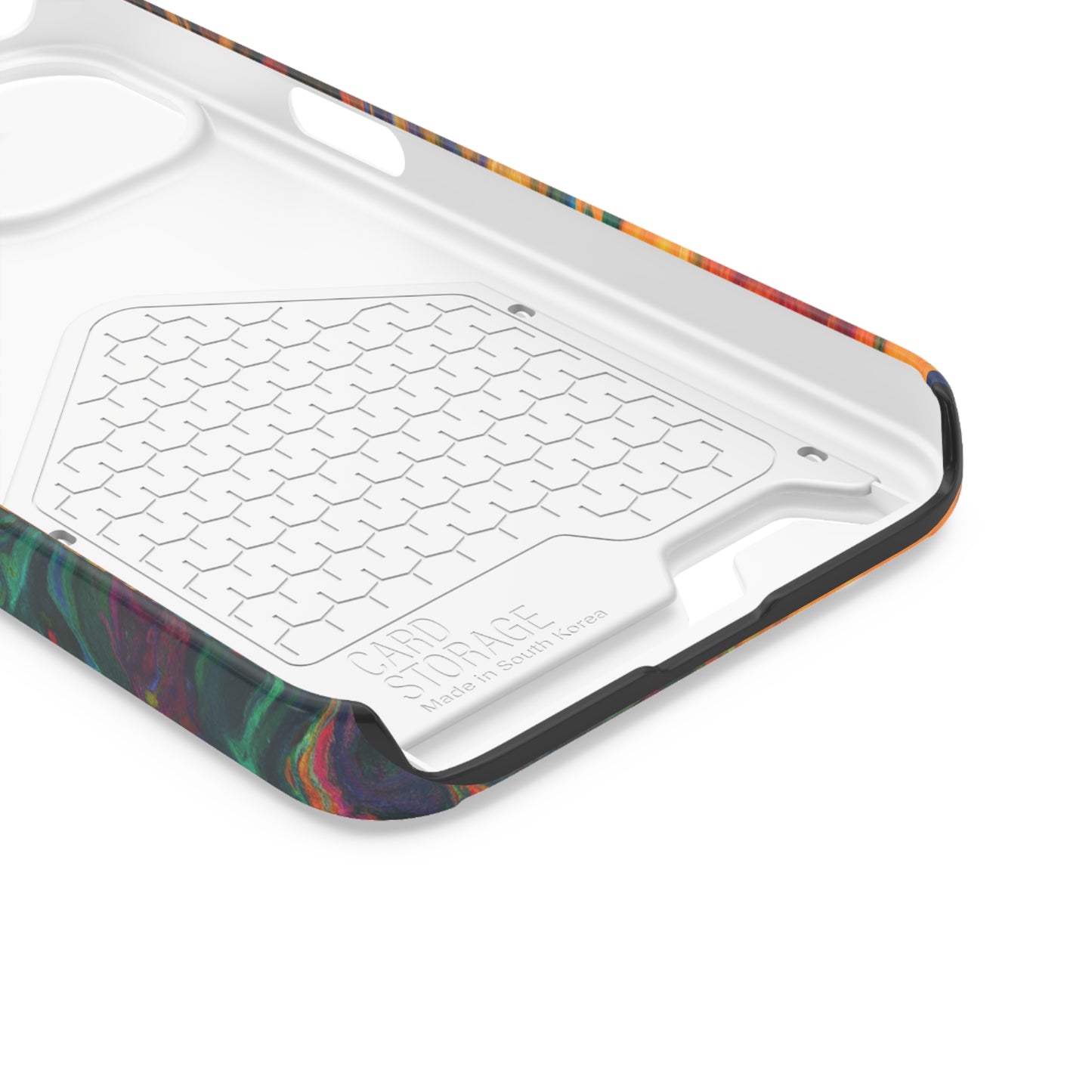 iPhone and Samsung Cases with Card Holder Ft. Abstract Spin