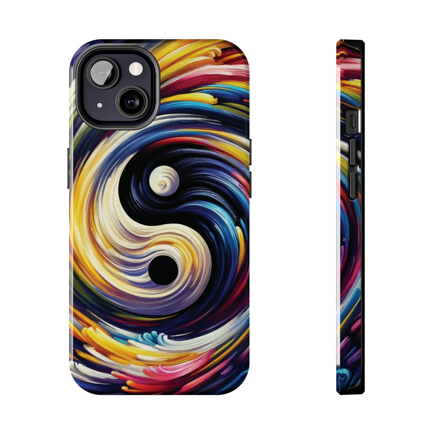 ToughDrop Apple iPhone Case Ft. Abstract Yin Yang