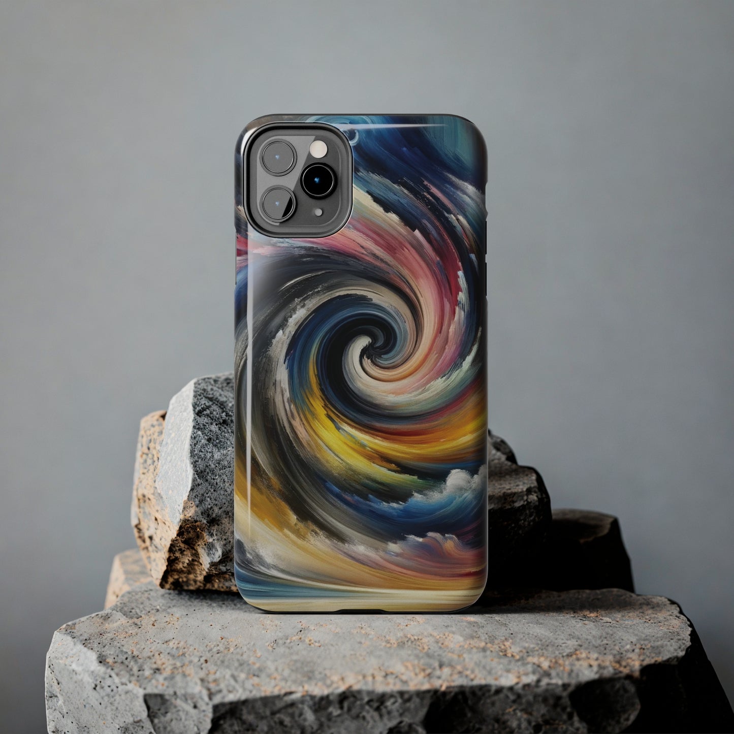ToughDrop Apple iPhone Case Ft. Swirled Brush