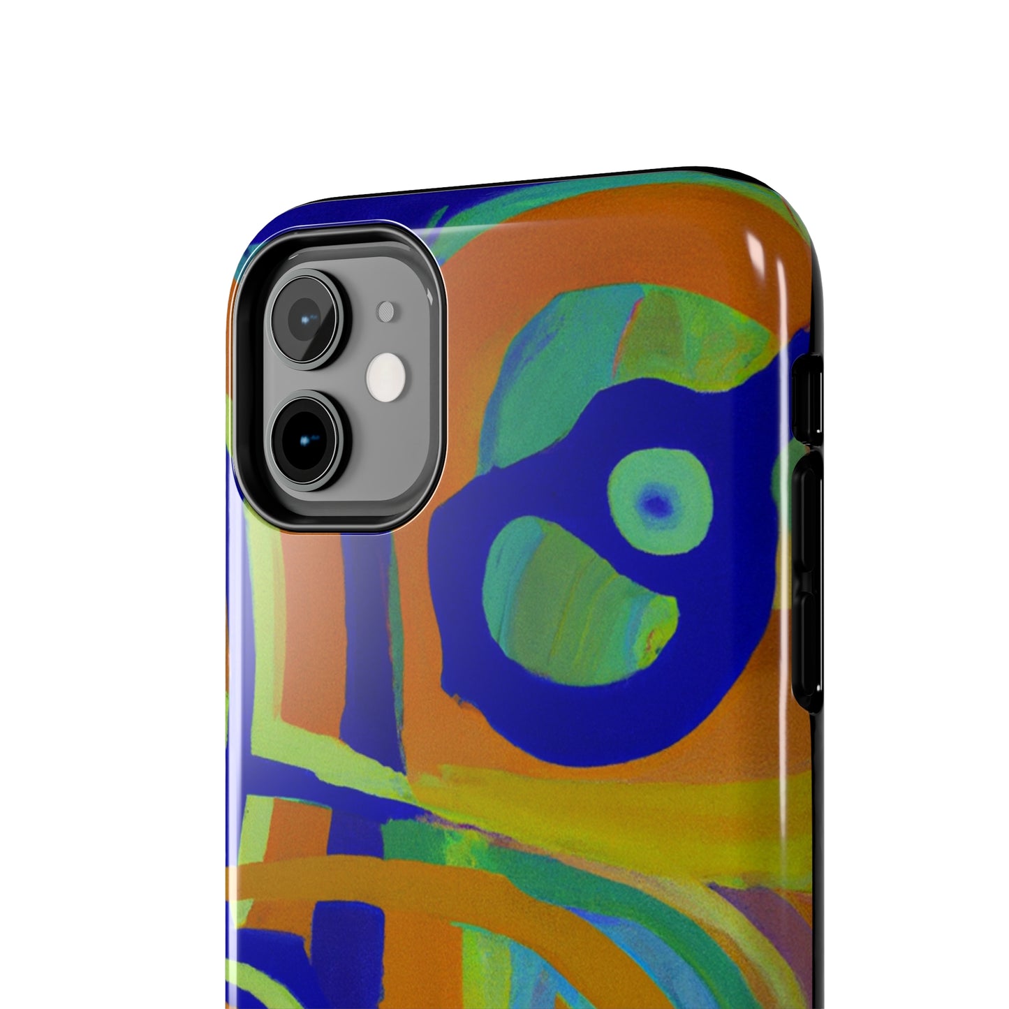 Tough Case-Mate iPhone Case Ft. Blue Orange Curves