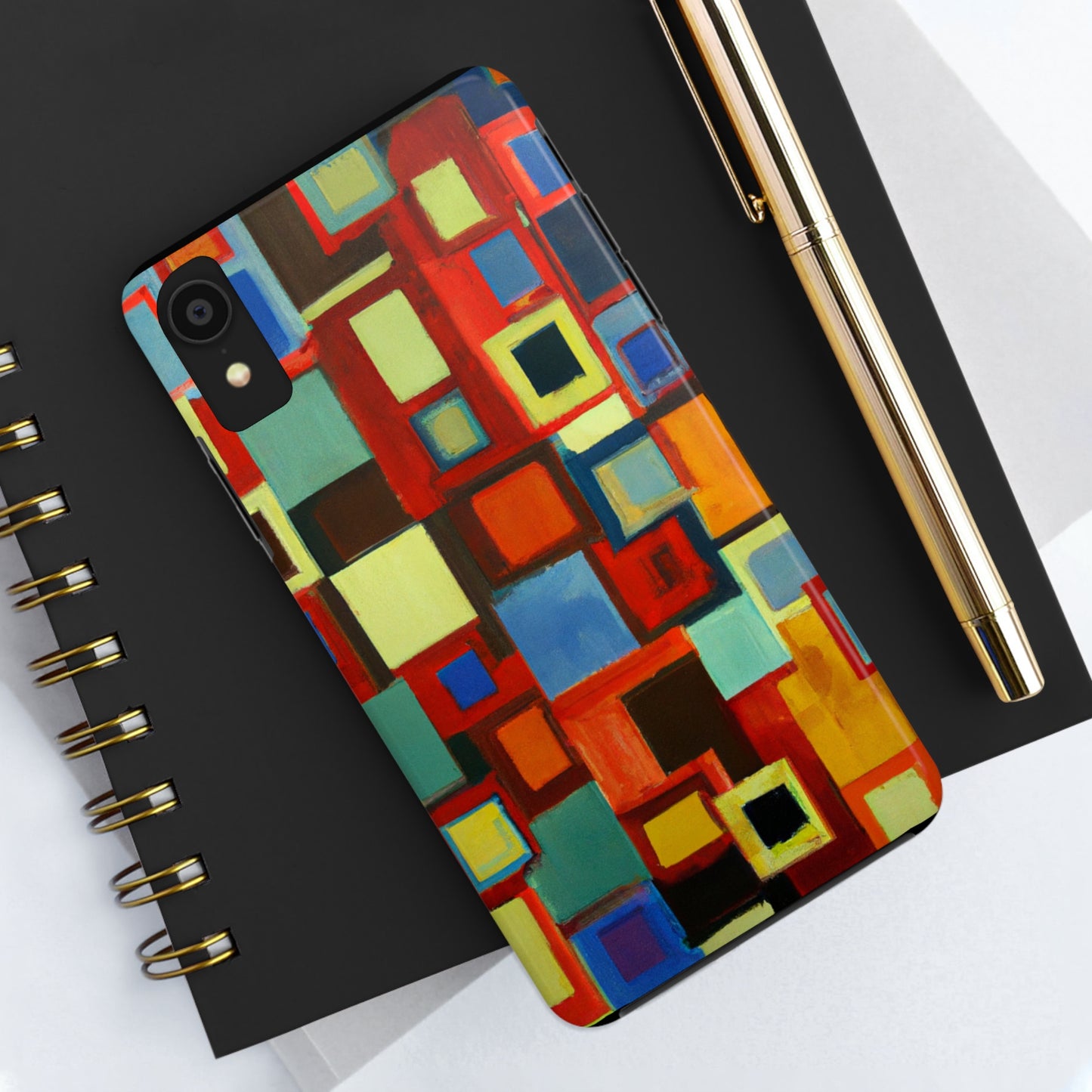 Tough Case-Mate iPhone Case Ft. Abstract Squares