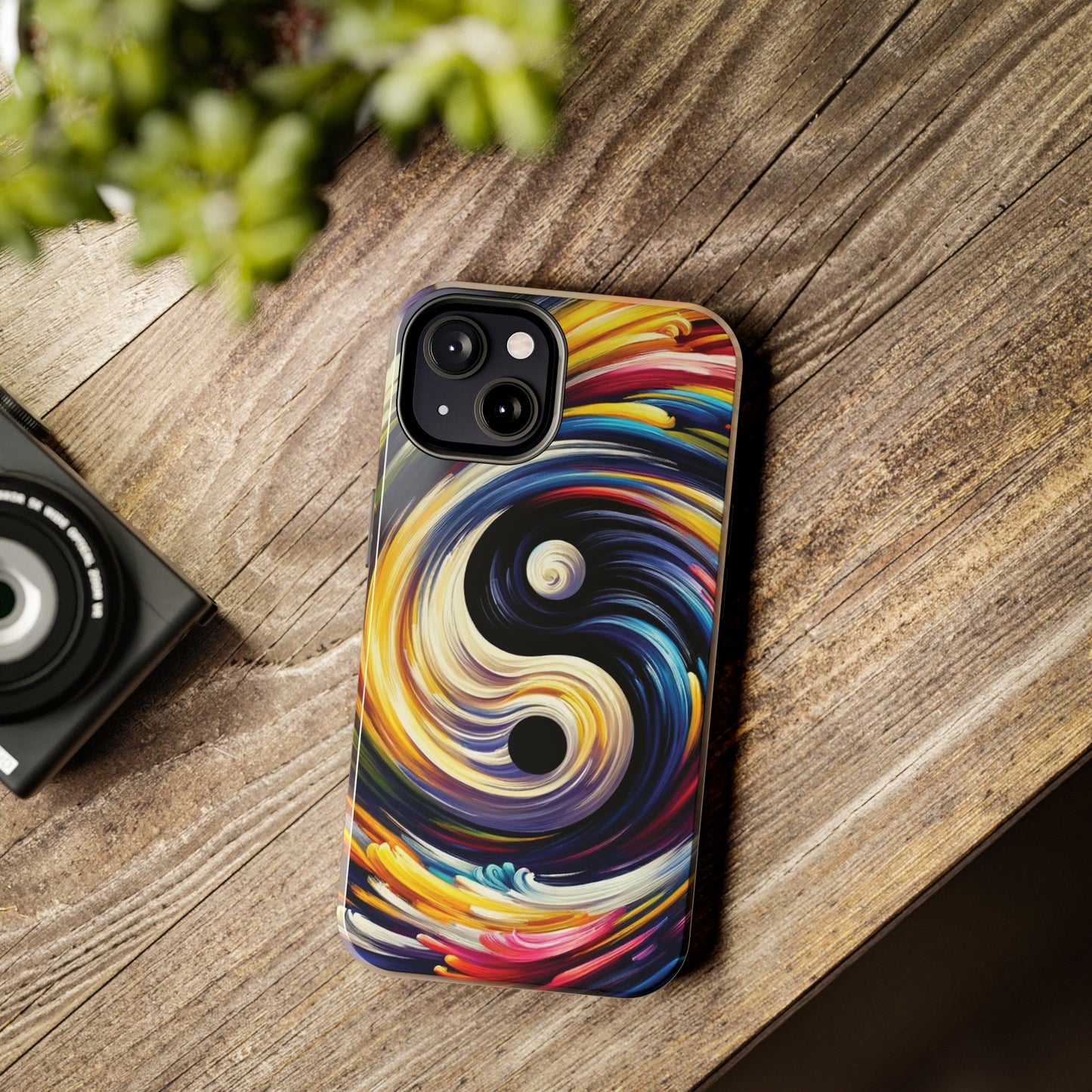 ToughDrop Apple iPhone Case Ft. Abstract Yin Yang