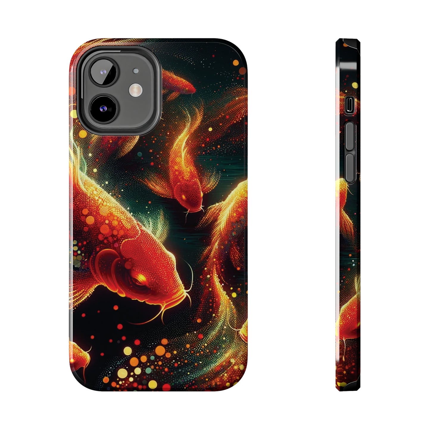 ToughDrop Apple iPhone Case Ft. Spotted Koi