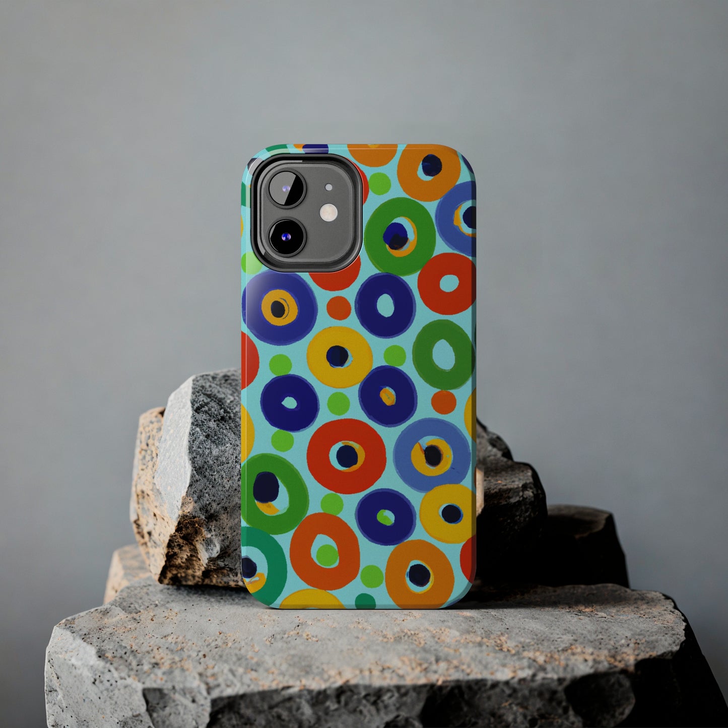 Tough Case-Mate iPhone Case Ft. Vivid Circles