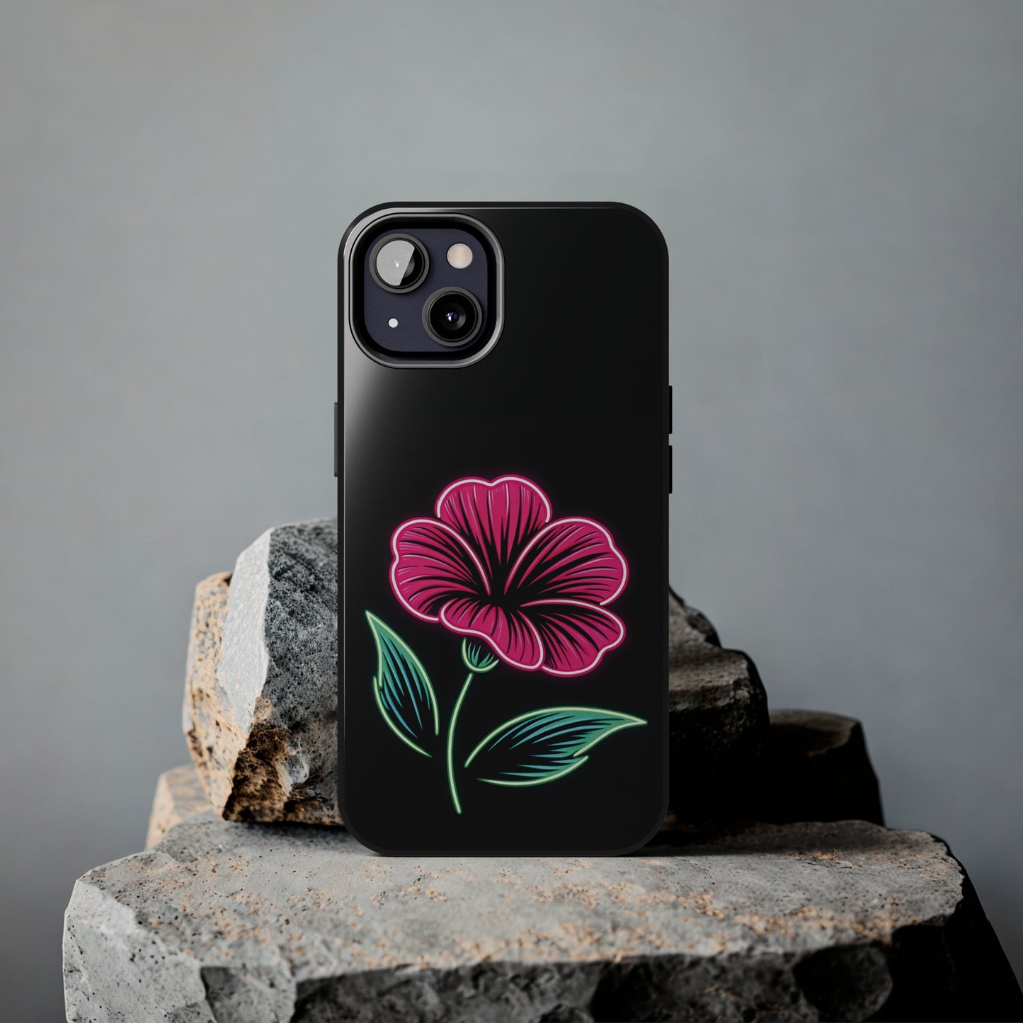 ToughDrop Apple iPhone Case Ft. Neon Bloom