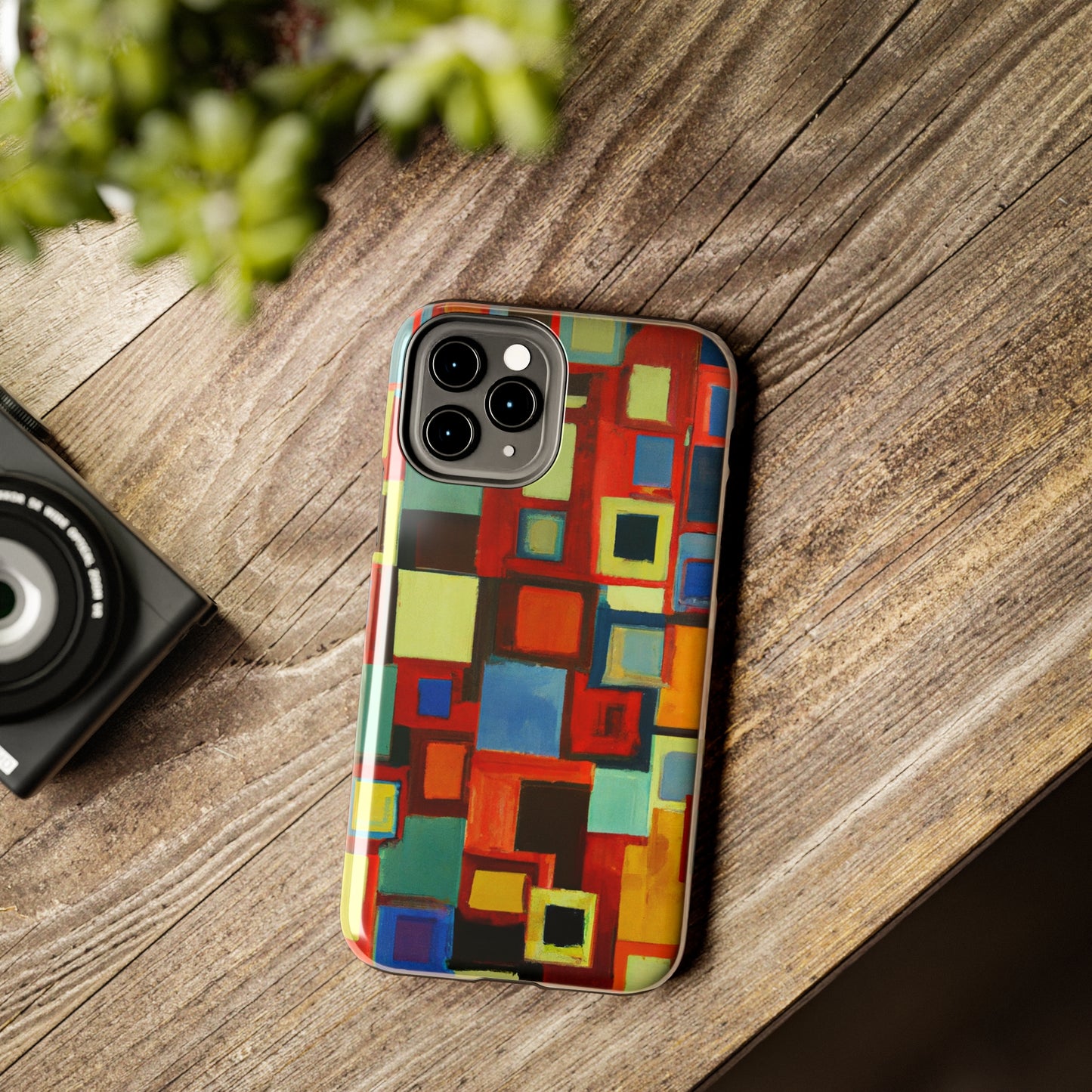 Tough Case-Mate iPhone Case Ft. Abstract Squares