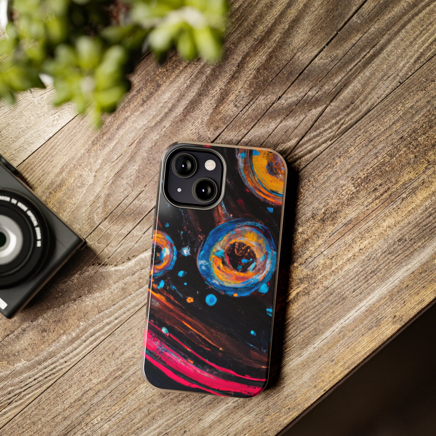 Tough Apple iPhone Cases Ft. Bubble Galaxy