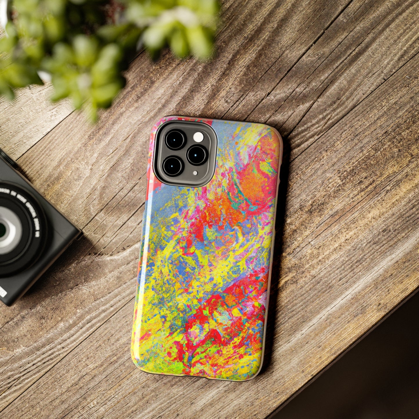 Tough Apple iPhone Cases Ft. Abstract Strawberry Banana