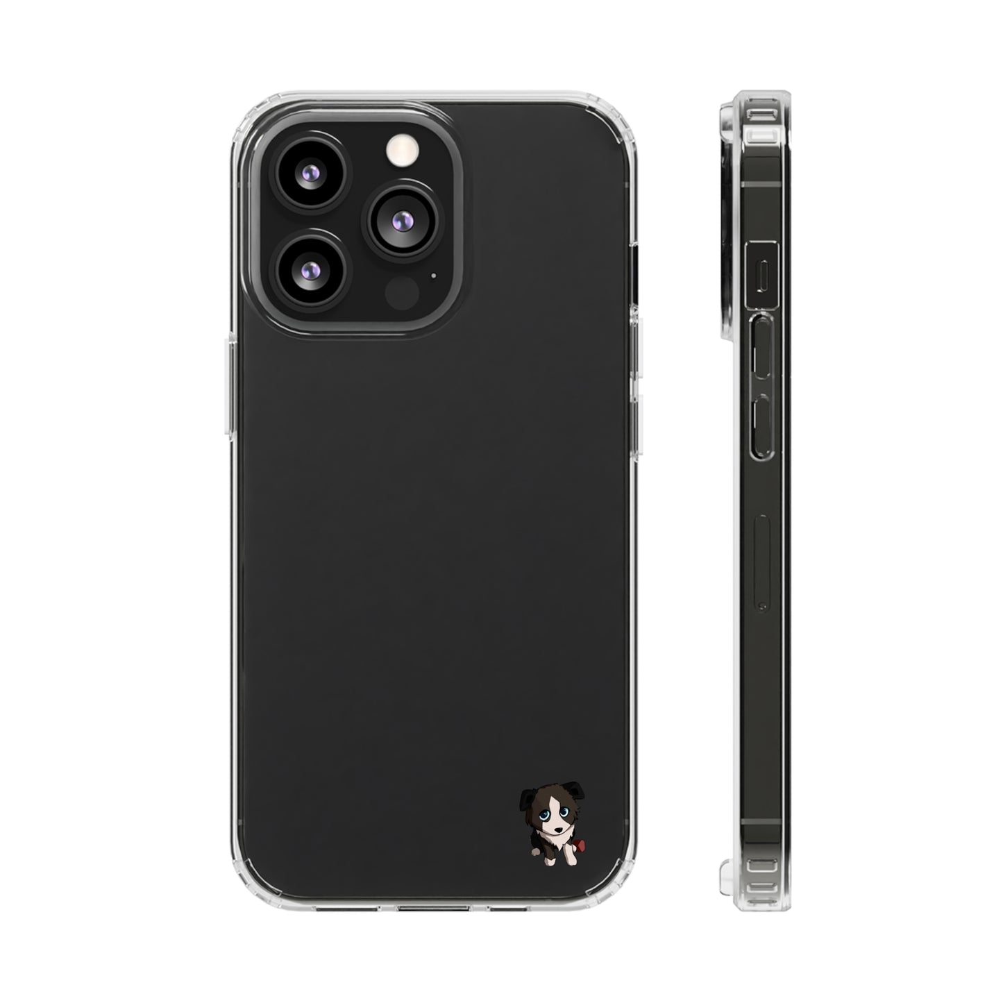 Clear iPhone and Android Cases Ft. Cute Puppy