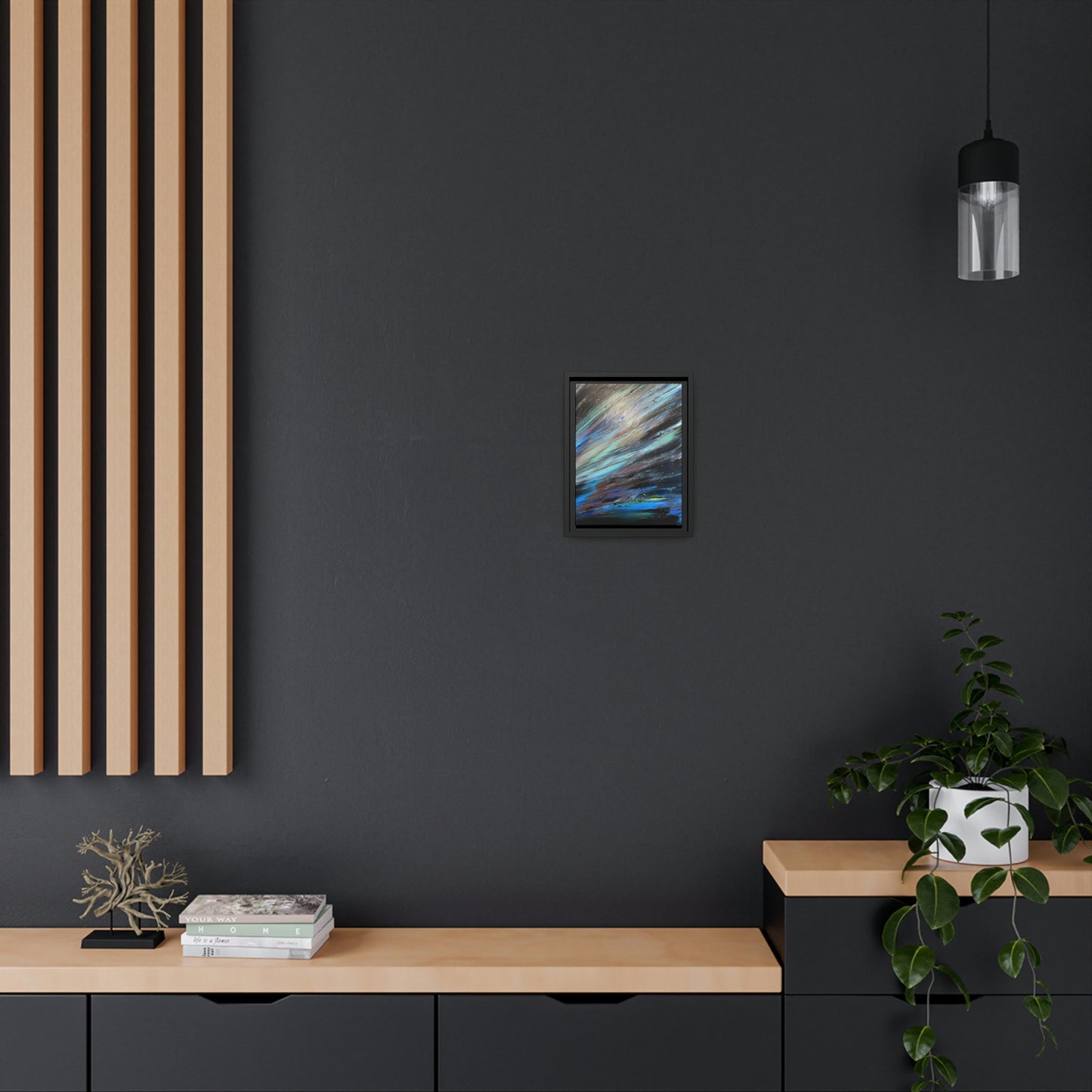 Canvas: Abstract Acrylic Neptune