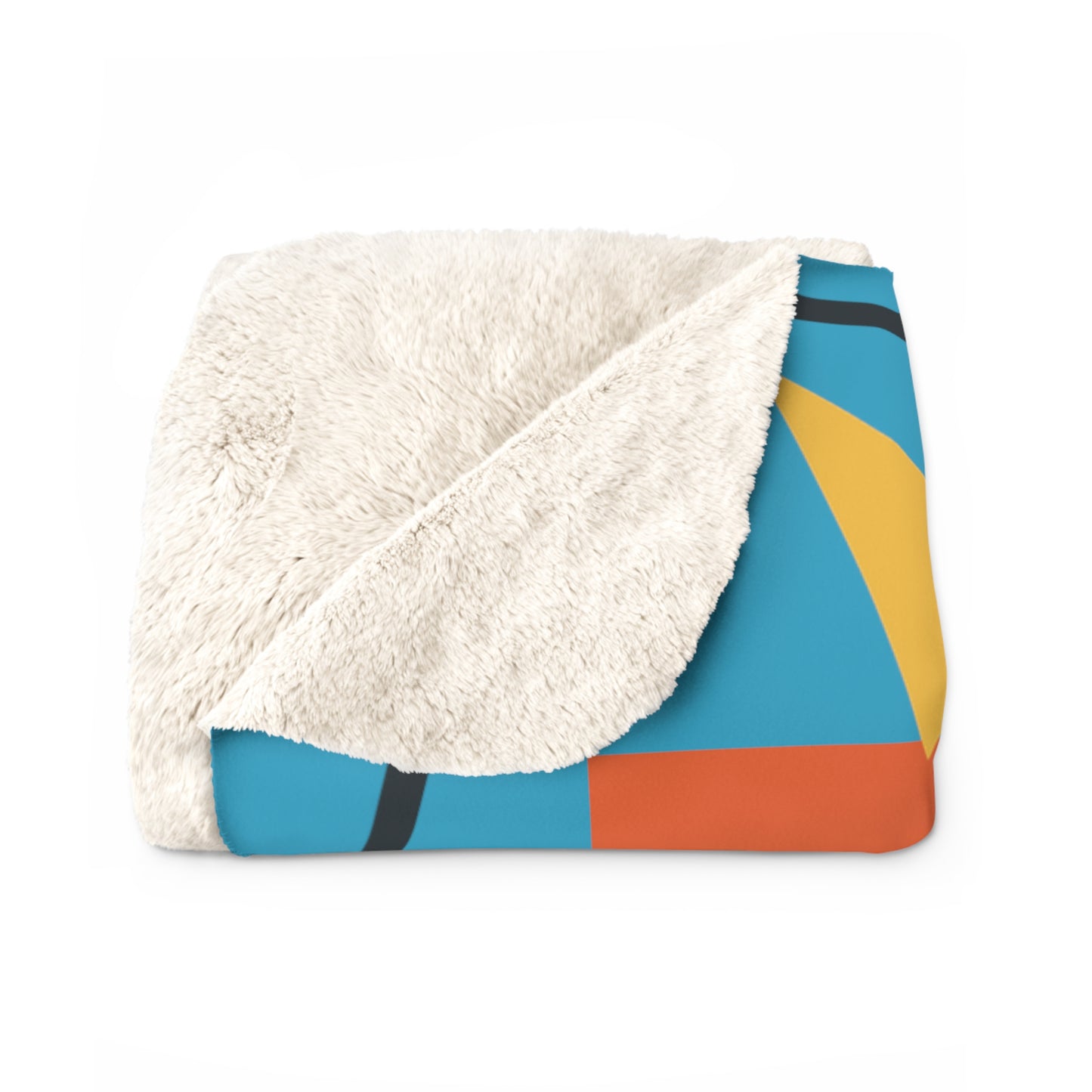 "Life is Shapes" Sherpa Fleece Blanket by @NeoSprinkles