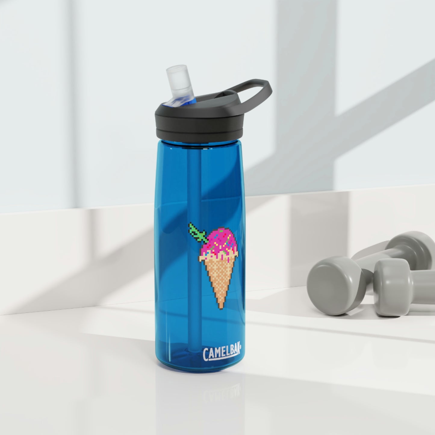 CamelBak Eddy® 25oz Blue Water Bottle Ft. Pixel Cone NFT