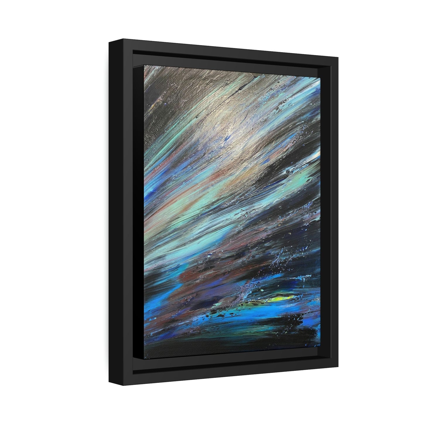 Canvas: Abstract Acrylic Neptune