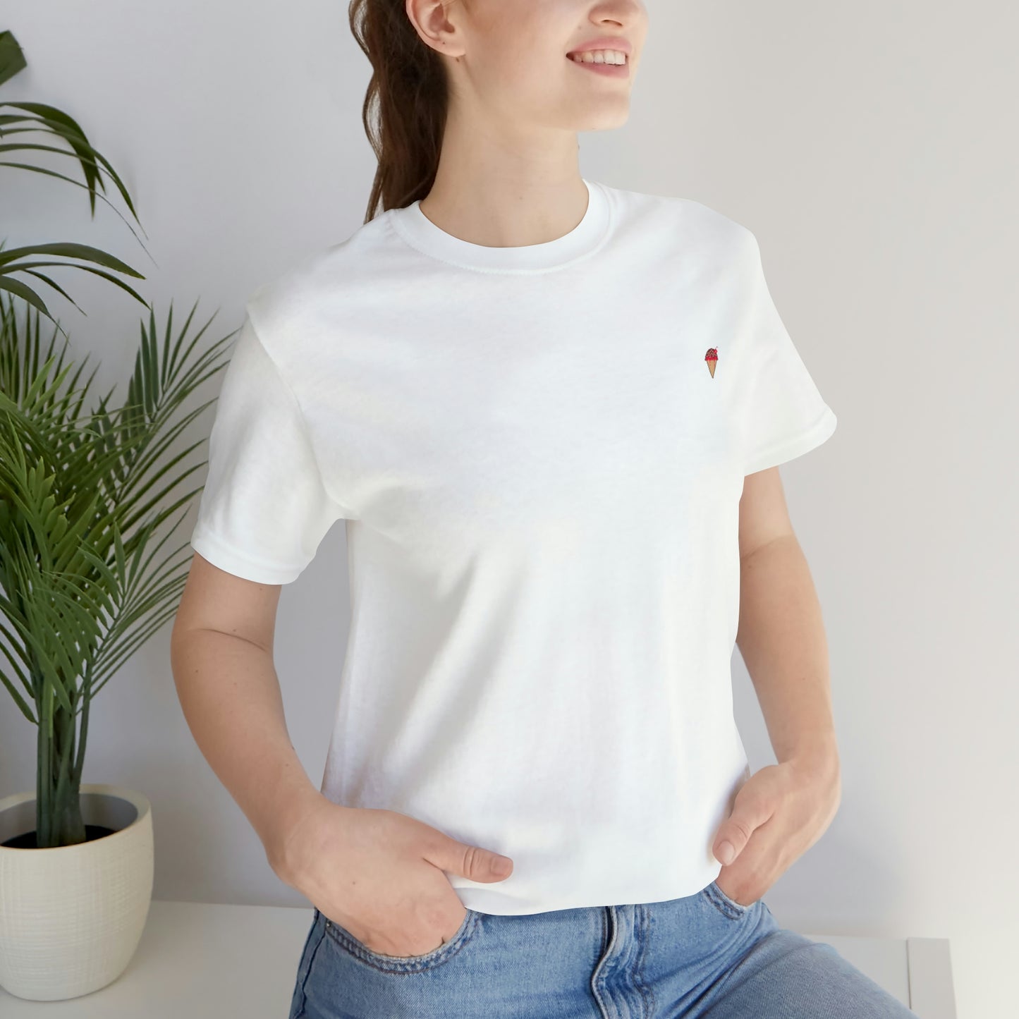 Express Delivery Woman's Short Sleeve Tshirt Ft. Pixel Cone