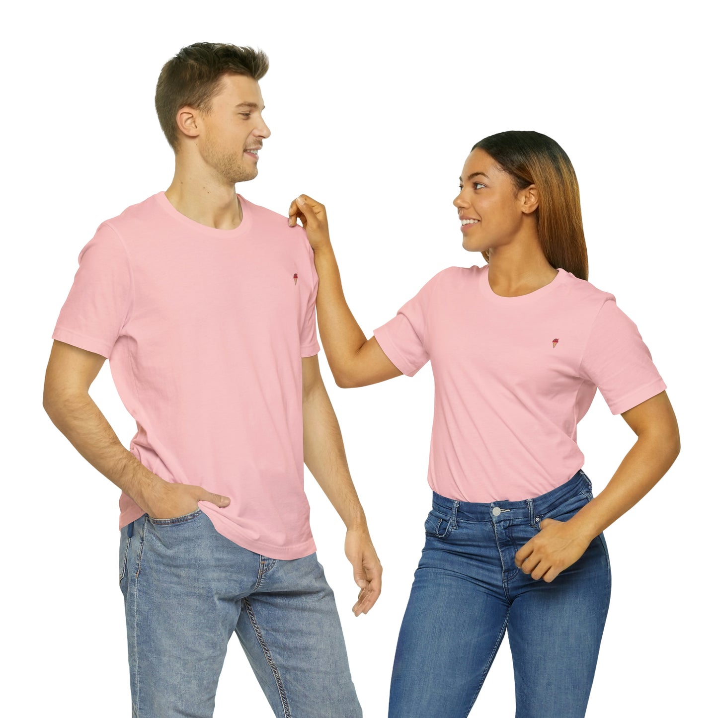 Express Delivery Woman's Short Sleeve Tshirt Ft. Pixel Cone
