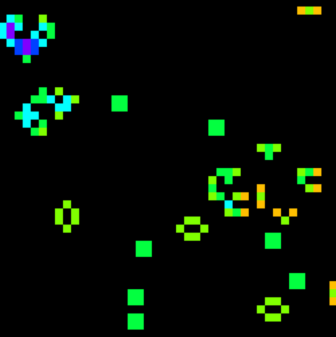 Colorized Conway’s Game of Life
