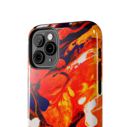 Tough Apple iPhone Cases Ft. Abstract Halloween Pumpkin