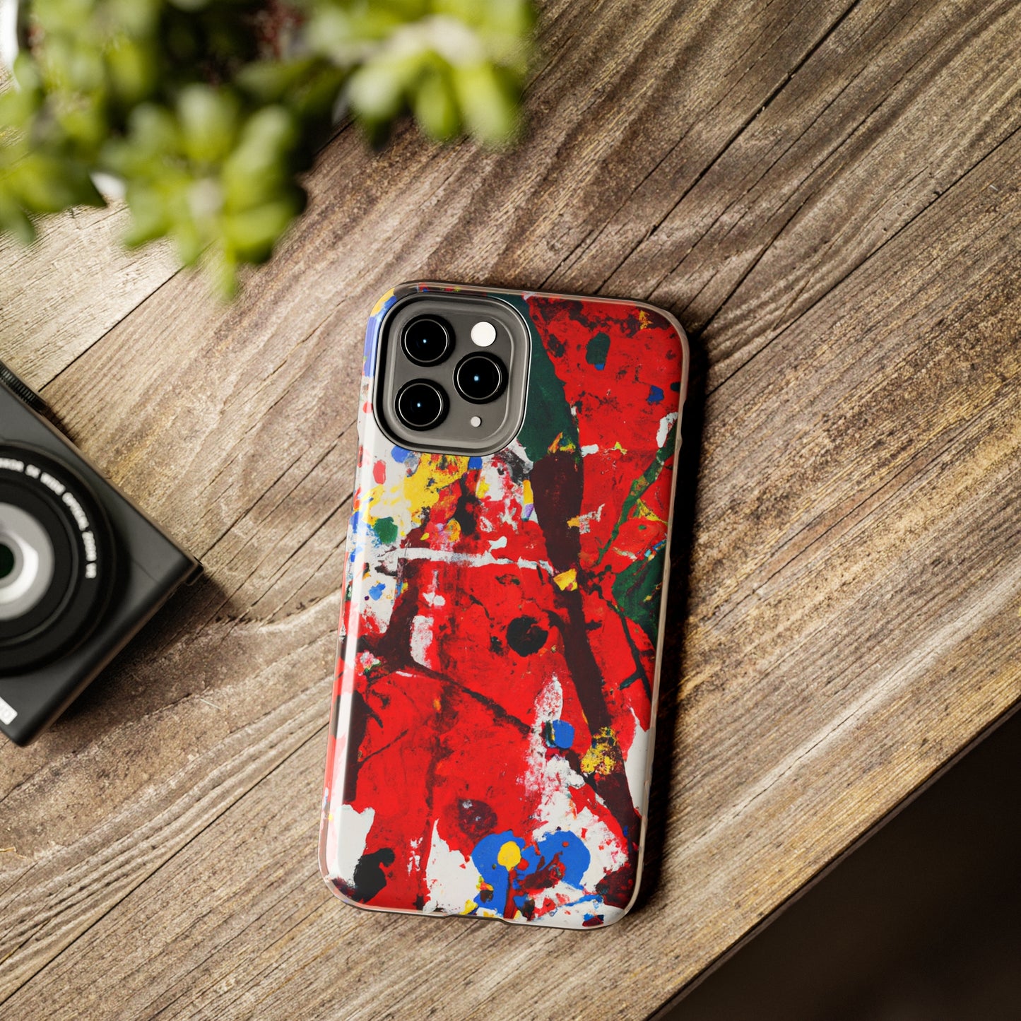 Tough Case-Mate iPhone Case Ft. Fractured Red