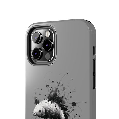 ToughDrop Apple iPhone Case Ft. Ink Blot Koi