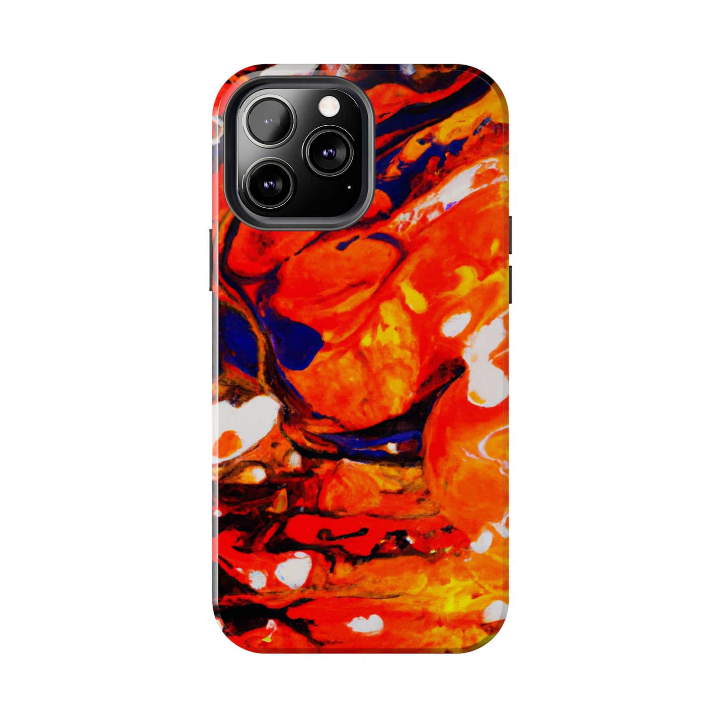 Tough Apple iPhone Cases Ft. Abstract Halloween Pumpkin