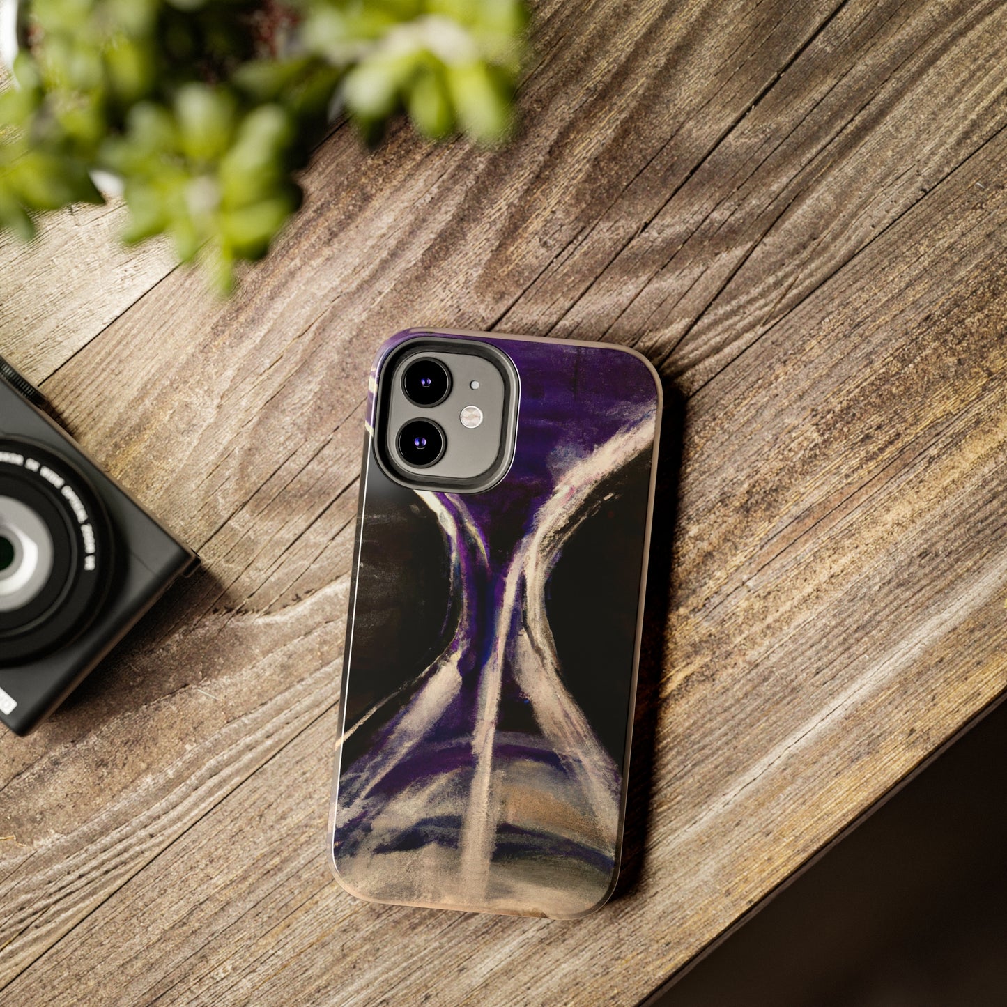 Tough Case-Mate iPhone Case Ft. Purple Hourglass