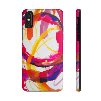 Tough Apple iPhone Cases Ft. Abstract Scarlet