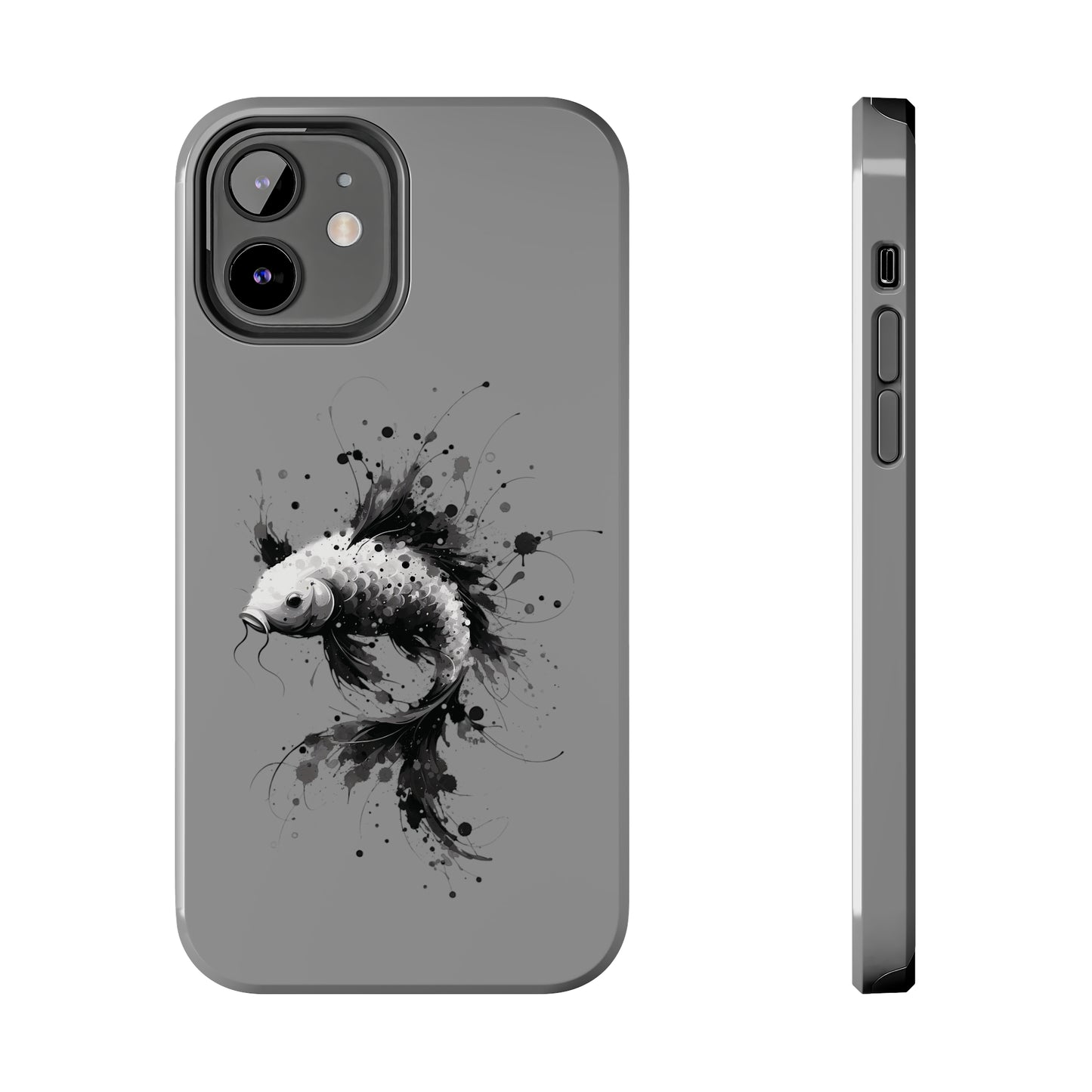 ToughDrop Apple iPhone Case Ft. Ink Blot Koi