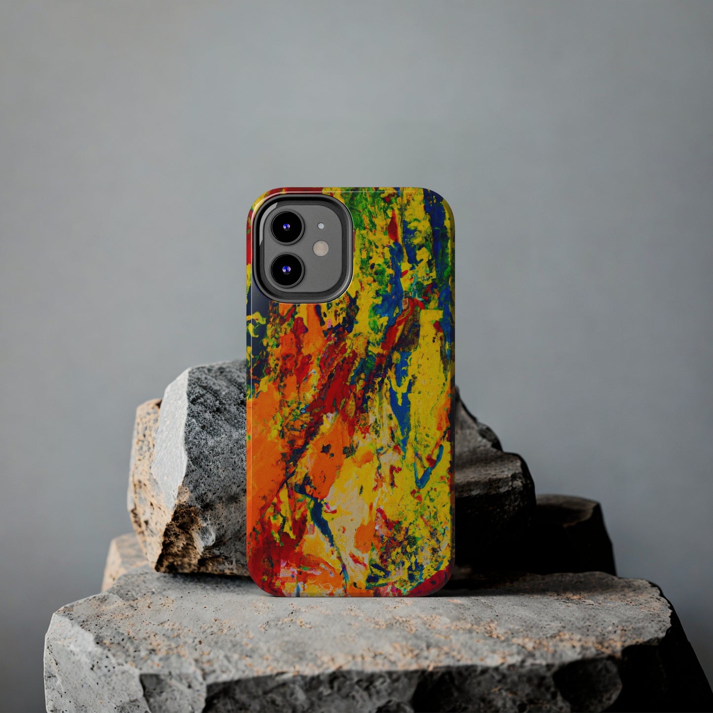 Tough Case-Mate iPhone Case Ft. Abstract Yellow Orange