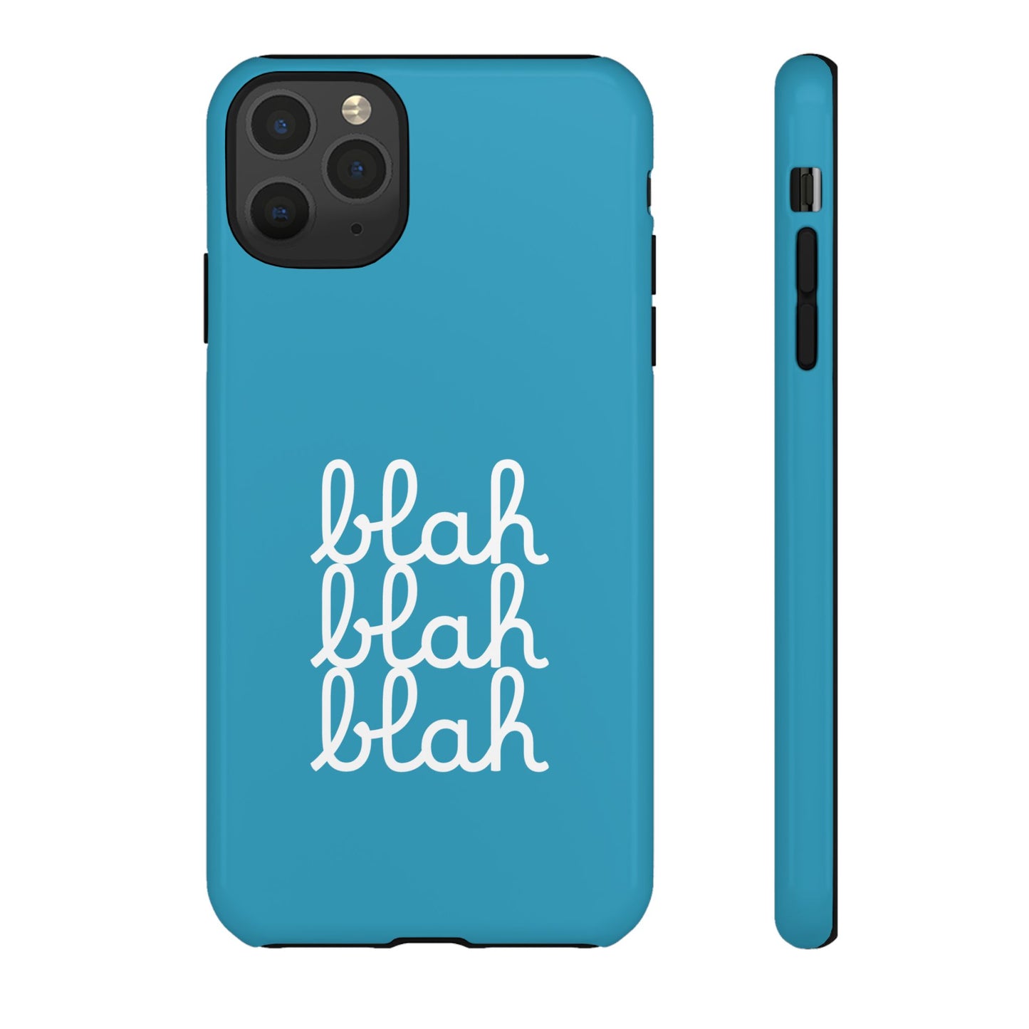 Tough Phone Case Ft. blahblahblah Turquoise