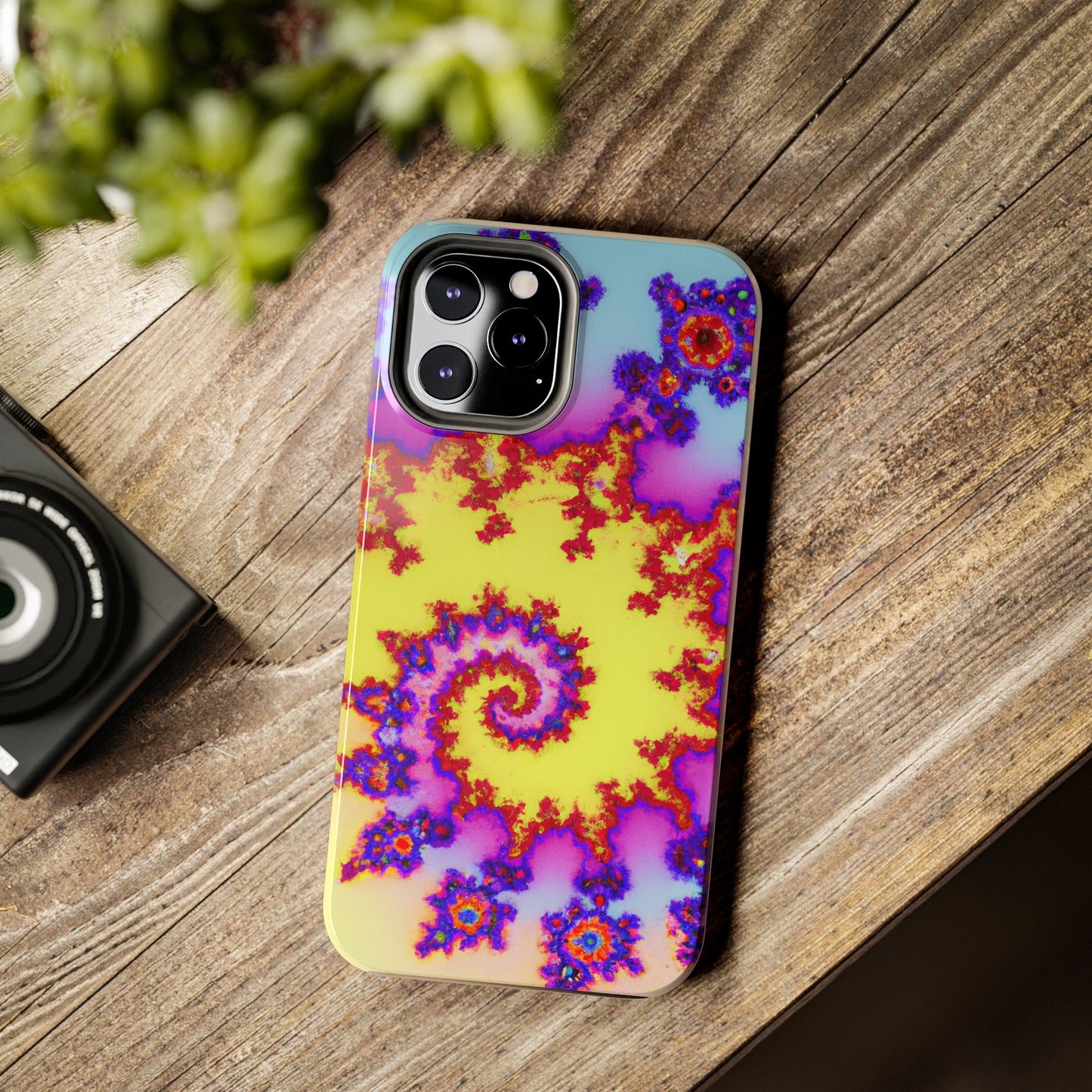 Tough Case-Mate iPhone Case Ft. Tie Dye Fractal