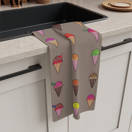 Soft Microfiber Tea Towel Ft. Pixel Cones